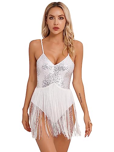 V Neck-white
