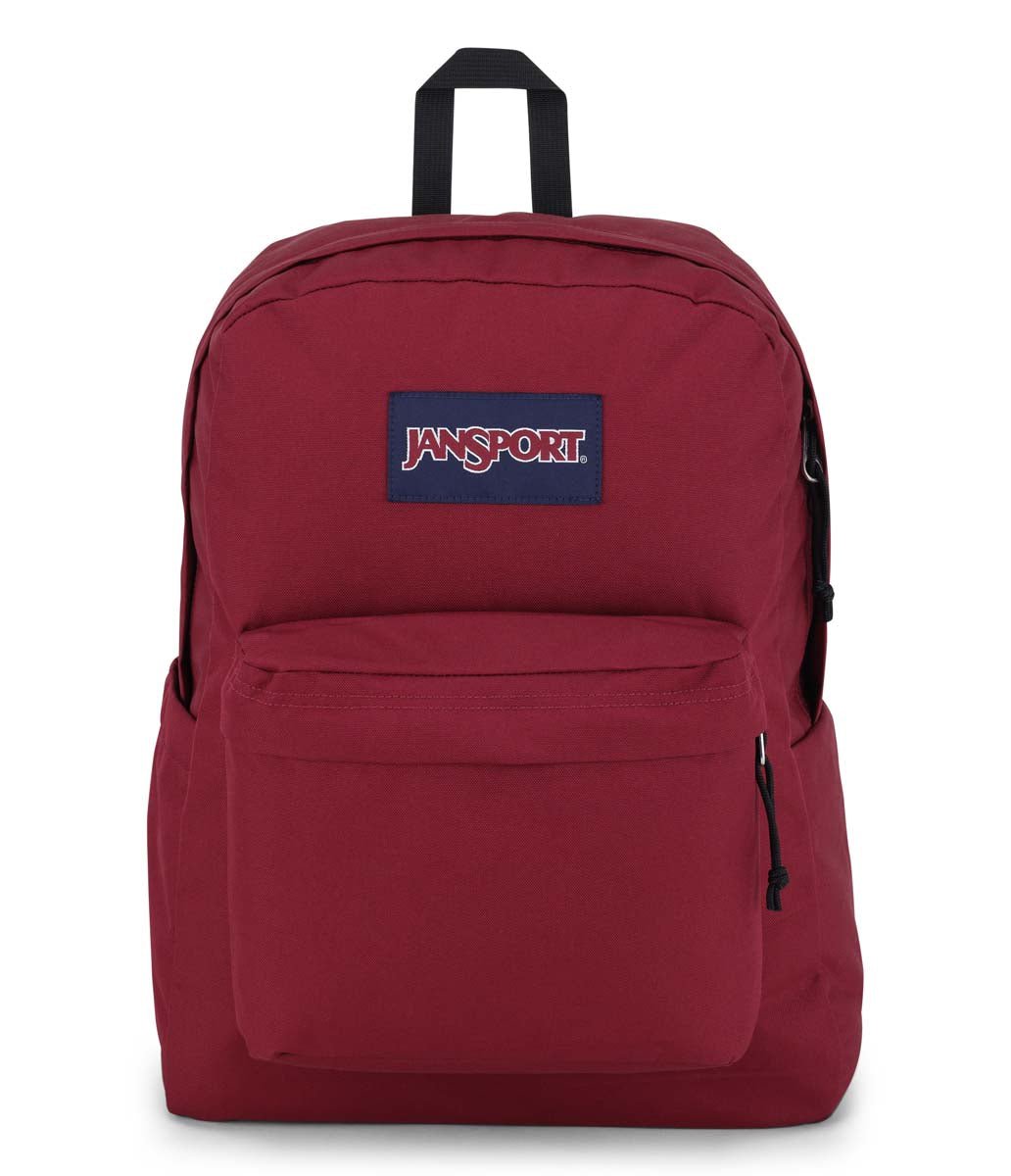 JanSport SuperBreak Plus Backpack - Lightweight Laptop Backpack for School & Travel, Durable Russett Red Daypack - Perfect for College, Work & Outdoor Adventures