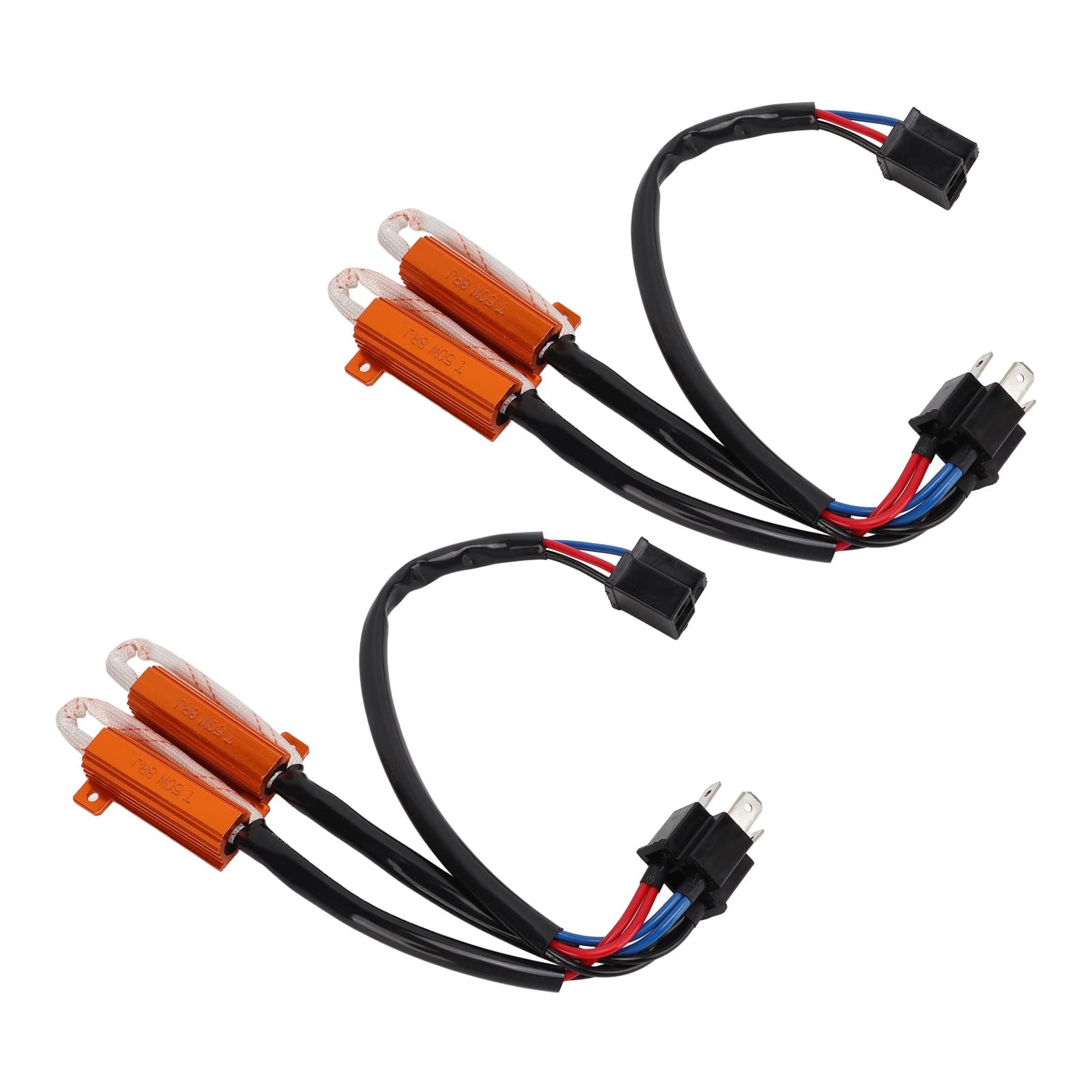 50W 8Ω LED Decoder Resistor - Error-Free Lights for Troubleshooting & Decoding - Car & Home Use
