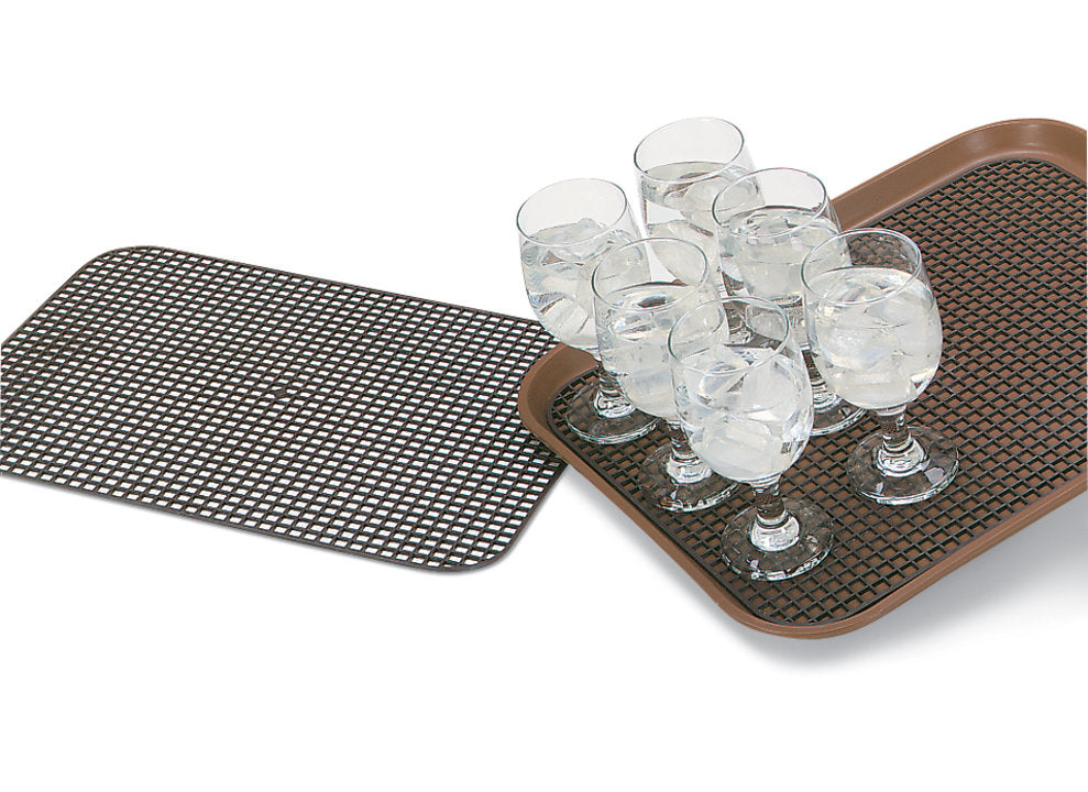 Vollrath 16 x 12.5 Inch Non-Slip Rectangle Mat - Heavy Duty Black Rubber Kitchen Mat for Commercial & Home Use - Perfect for Restaurants, Food Prep Areas, and Sink Stations