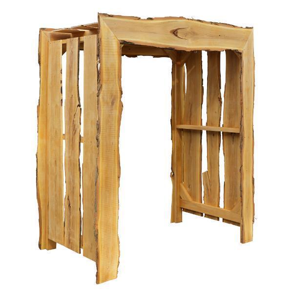 A & L Furniture Blue Mountain Appalachian Arbor - Rustic Solid Wood Dining Table for Farmhouse & Cabin Decor - Perfect for Family Gatherings & Country-Style Dining Rooms