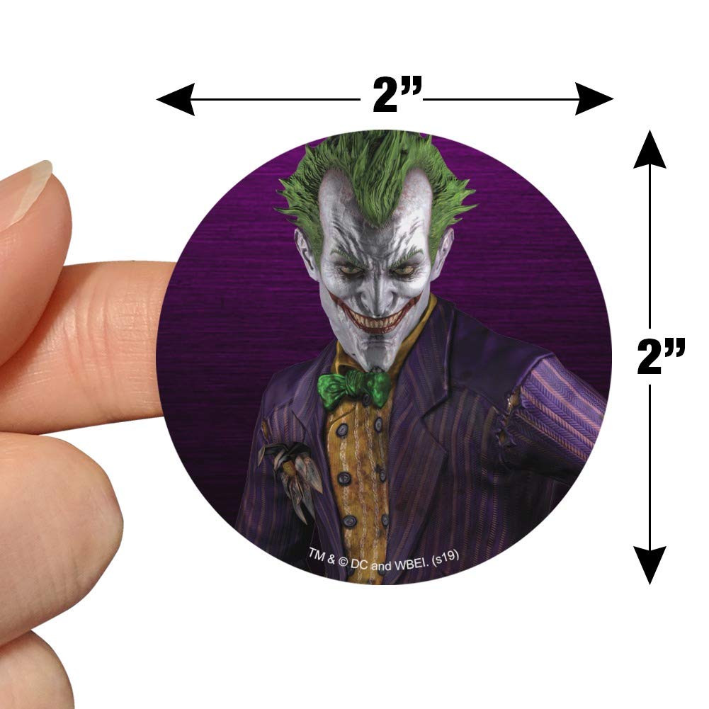 Batman Arkham Asylum Video Game Joker Stickers Set - 50pcs Planner Calendar Scrapbooking Decorative Stickers for Journaling, DIY Crafts, Bullet Journal, Gift Wrapping