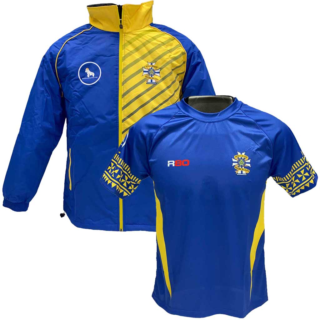 R80 Sports Jacket and T-Shirt Team Set - Breathable Athletic Outfit for Men & Women - Perfect for Basketball, Soccer & Outdoor Training