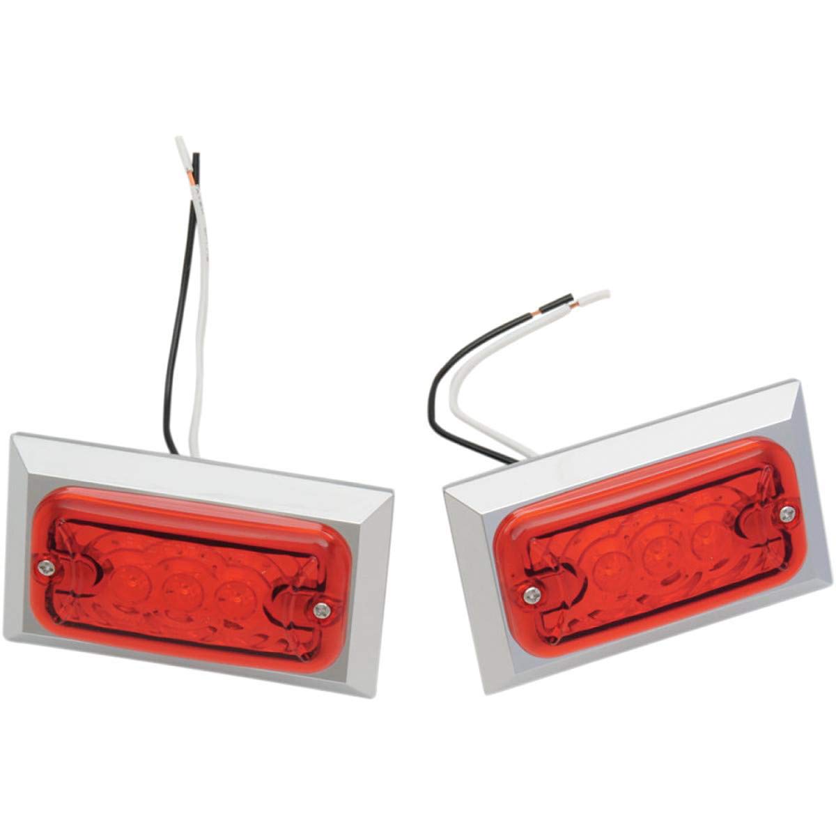 Dual LED Red Marker Lights - High Visibility Safety Lights for Trucks, Trailers & Emergency Vehicles | Waterproof & Durable for Outdoor Use