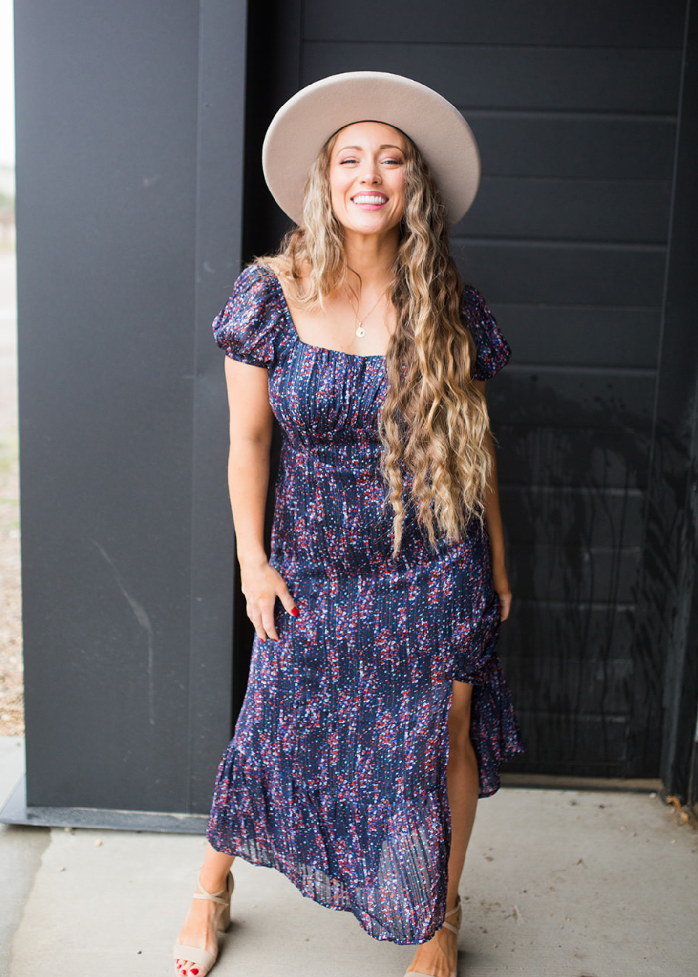 Stunning Fireworks Print Dress for Women - Elegant Party & Evening Gown for Special Occasions, Date Nights & Holiday Celebrations