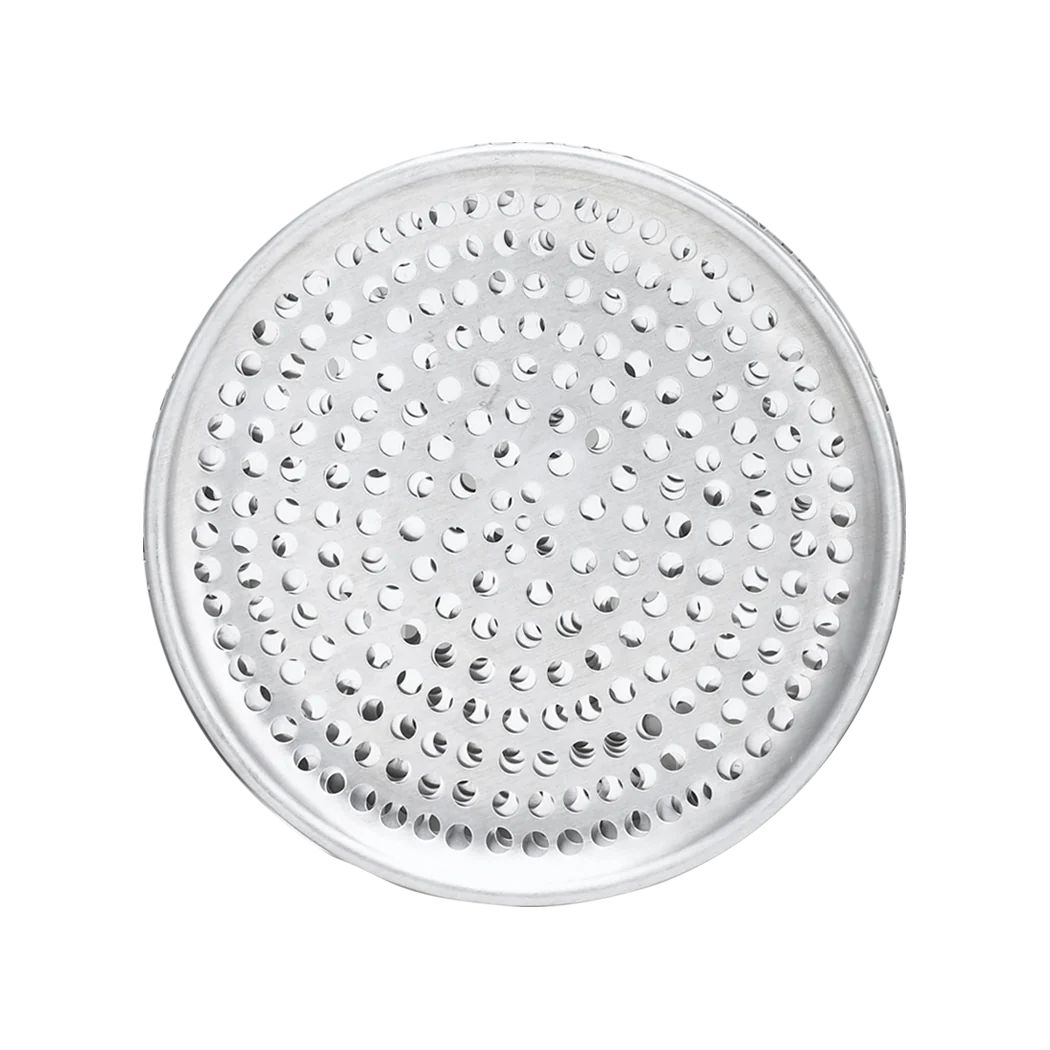 Browne 12-Inch Perforated Aluminum Pizza Pan - Professional Baking Sheet for Crispy Crust, Perfect for Home Kitchen & Restaurant Use