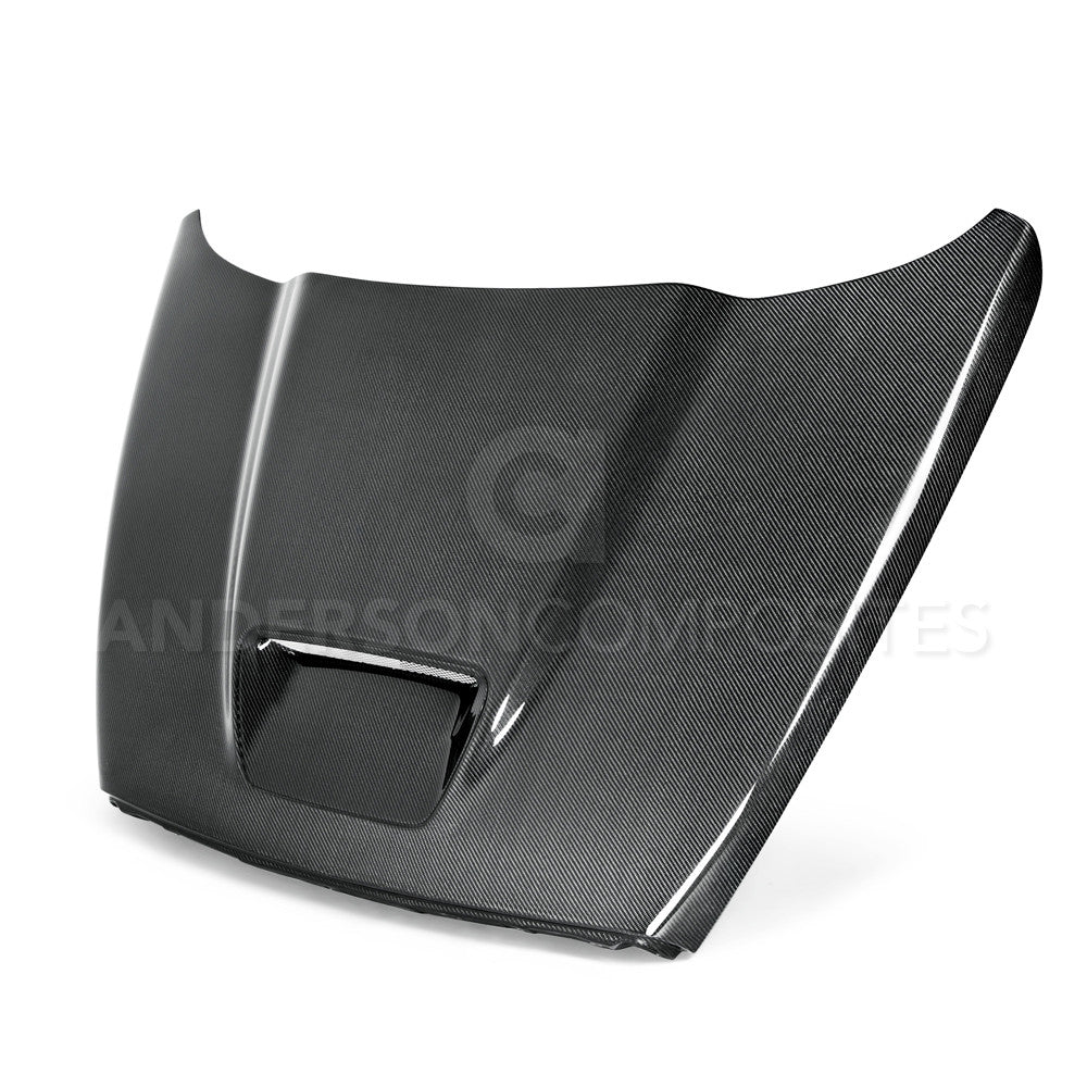 2003-2009 Dodge Viper ACR Type Carbon Fiber Hood by Anderson Composites (AC HD0406DGRAM) - OE Style Replacement for Performance & Racing - Perfect for Track Days & Car Shows