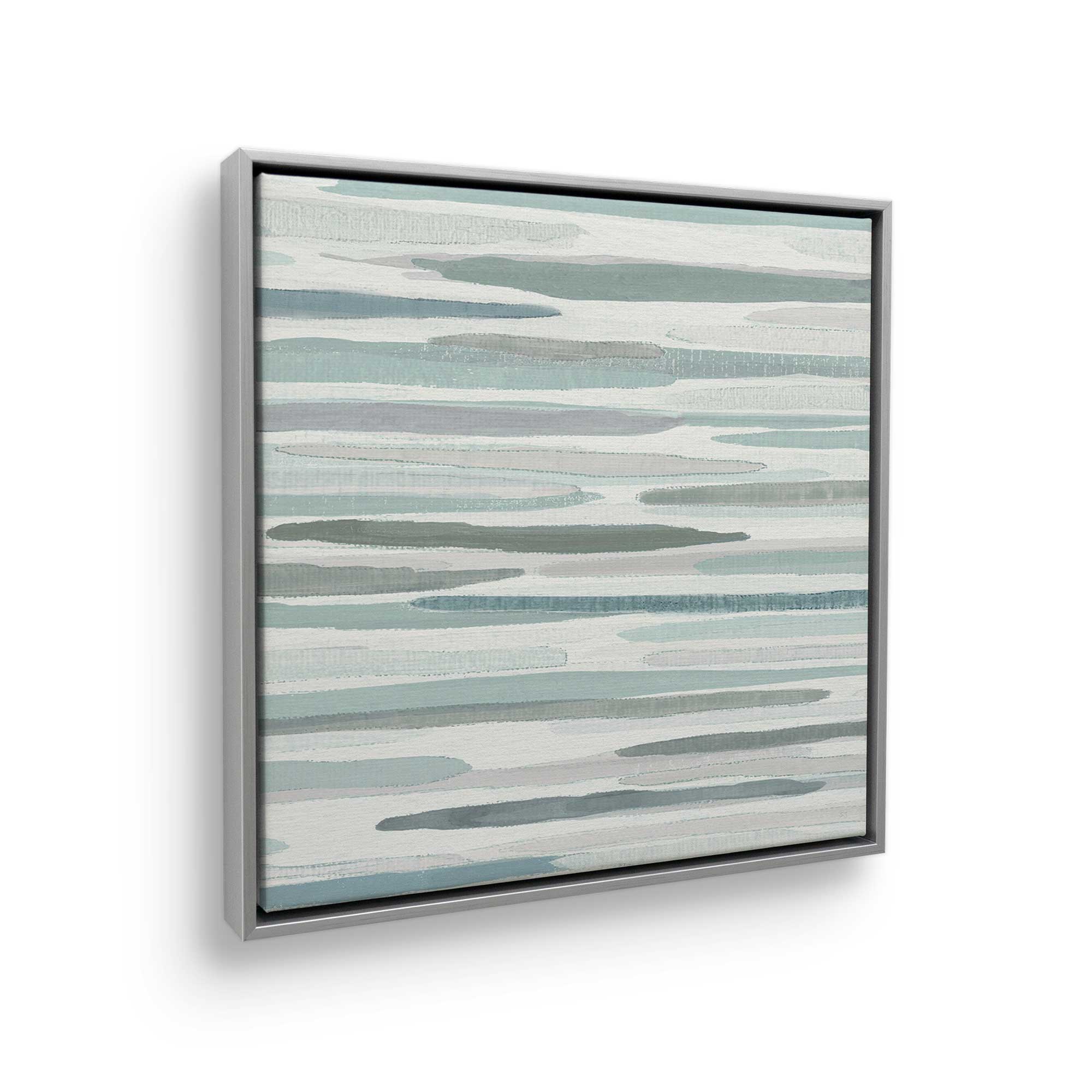 Cresting Calm v2 - Modern Abstract Ocean Wave Canvas Wall Art Print for Living Room, Bedroom & Office Decor