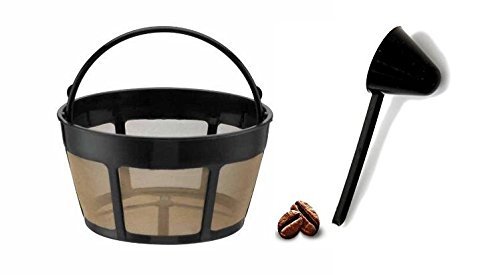 Gold Tone Permanent Coffee Filter Replacement for DCC-2000 Coffee Maker - Includes Large Coffee Scoop (1 Pack) - Ideal for Home Brewing, Office Use & Camping Trips
