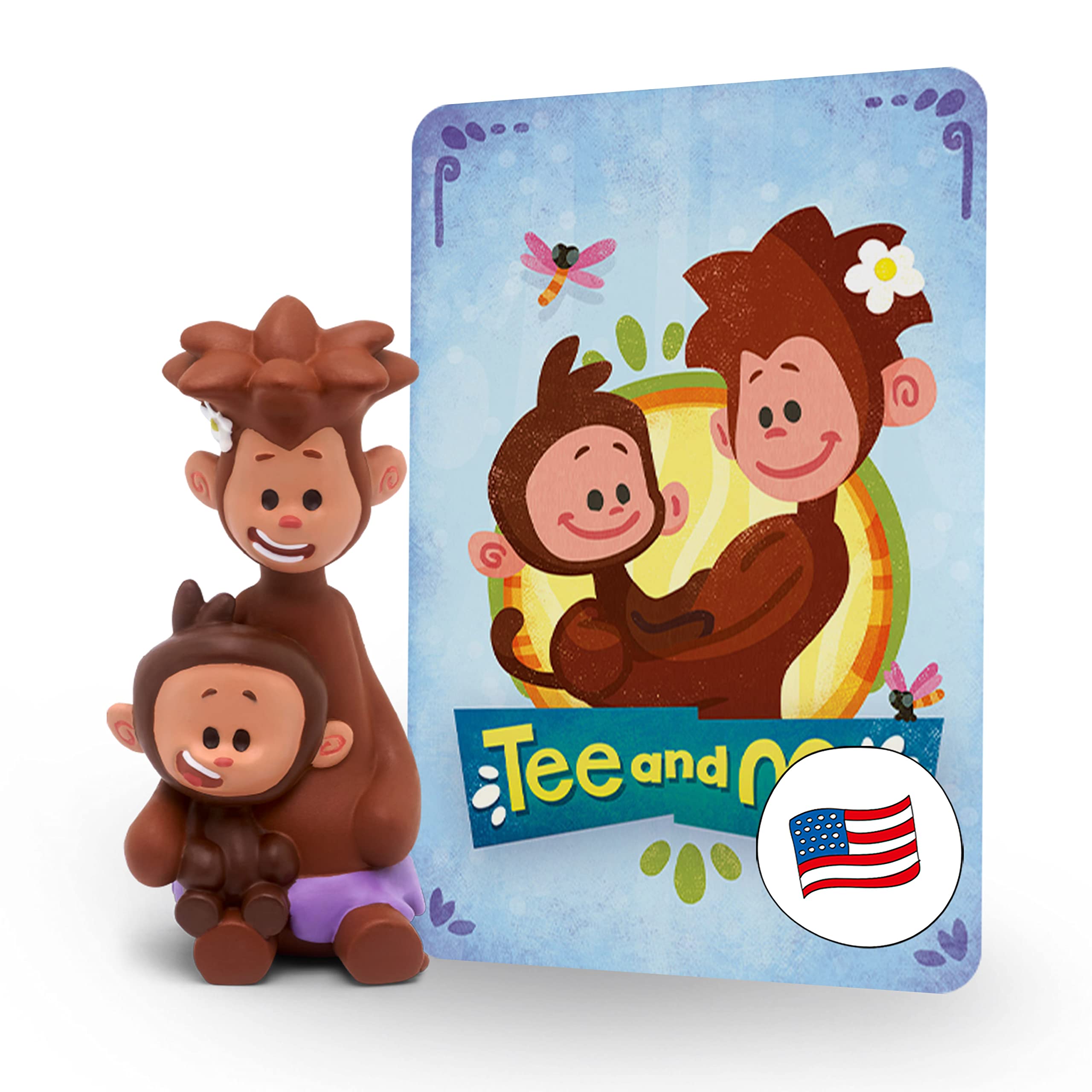 Tonies Tee and Mo Interactive Audio Toy Figurine - Educational Storytelling Playtime for Kids | Perfect for Bedtime Stories & Imaginative Play