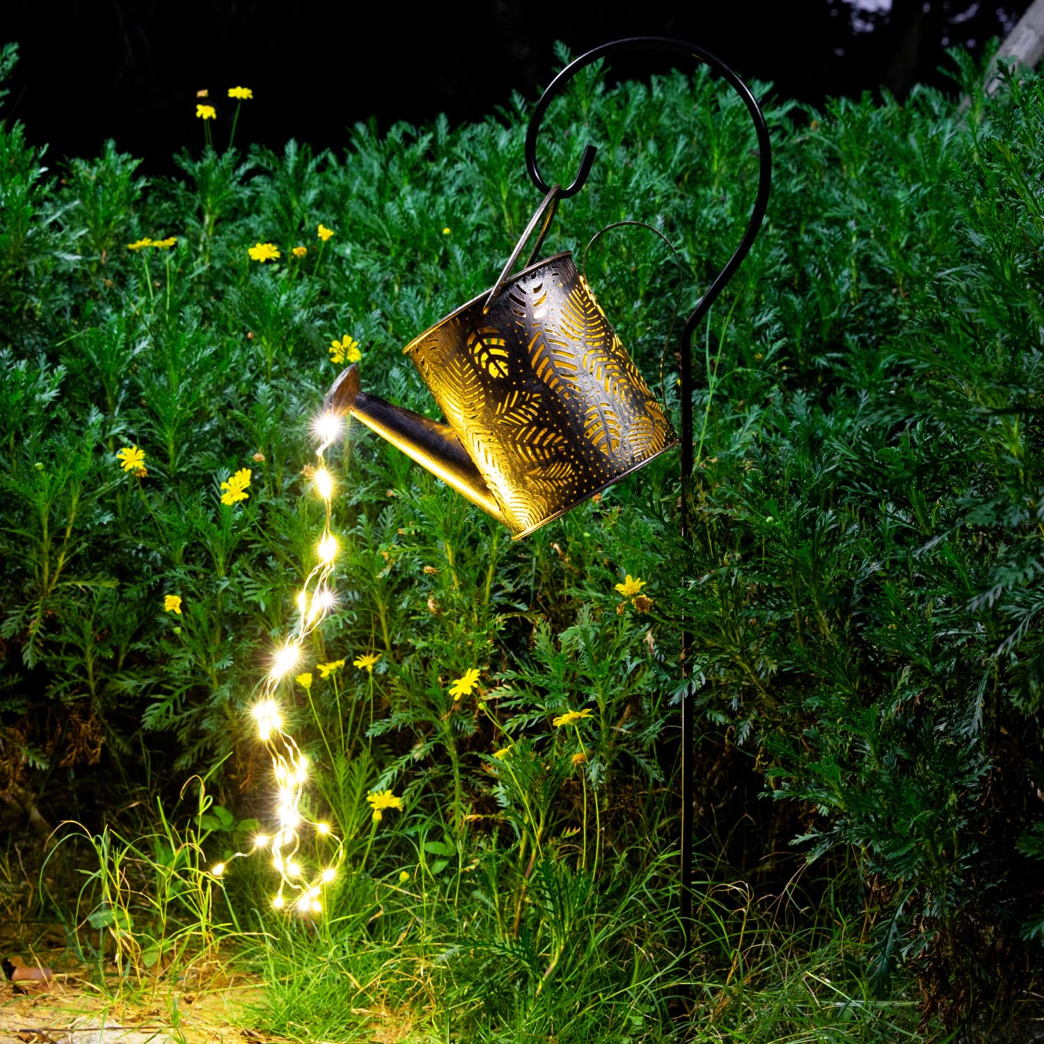 Solar Powered Outdoor Garden Lights - Waterproof LED Landscape Lighting for Patio, Yard, Pathway | Energy Efficient Decorative Lighting for Backyard, Deck, Walkway