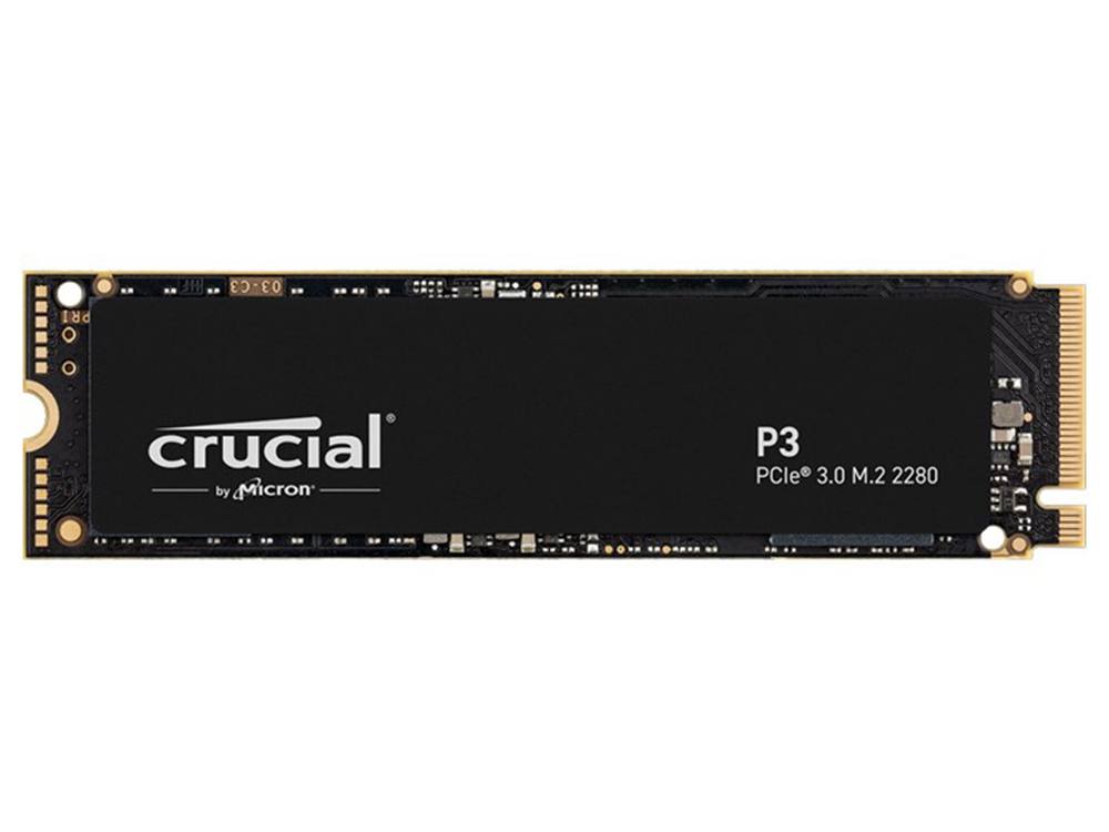 Crucial P3 2TB PCIe 3.0 NVMe M.2 2280 Internal SSD - High Speed Gaming & Work Laptop/Desktop Storage Upgrade for PC Builders, Content Creators & Professionals