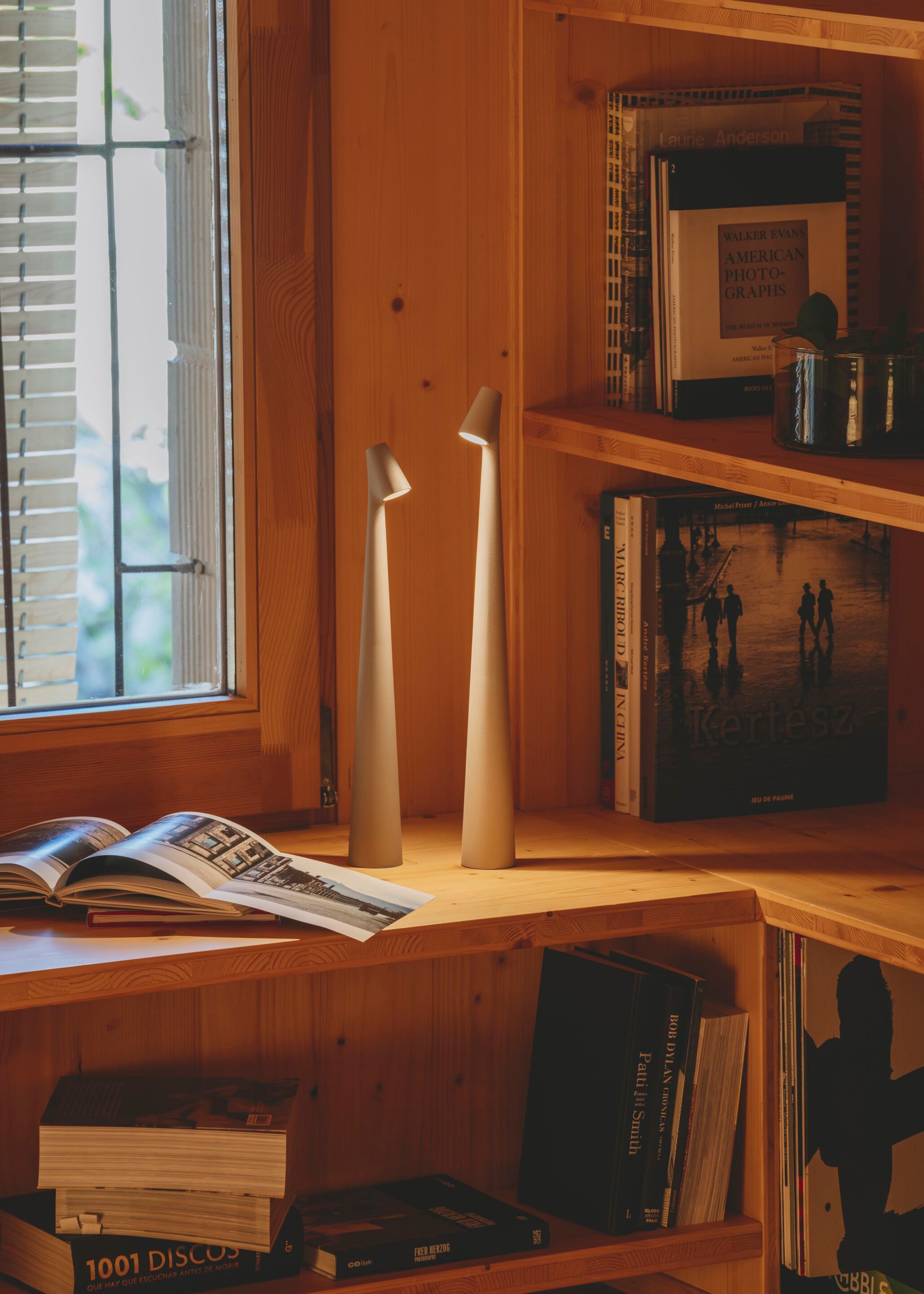 Portable Table Lamp - Handmade African Design, USB Rechargeable & Adjustable Brightness for Bedroom, Living Room, and Outdoor Camping