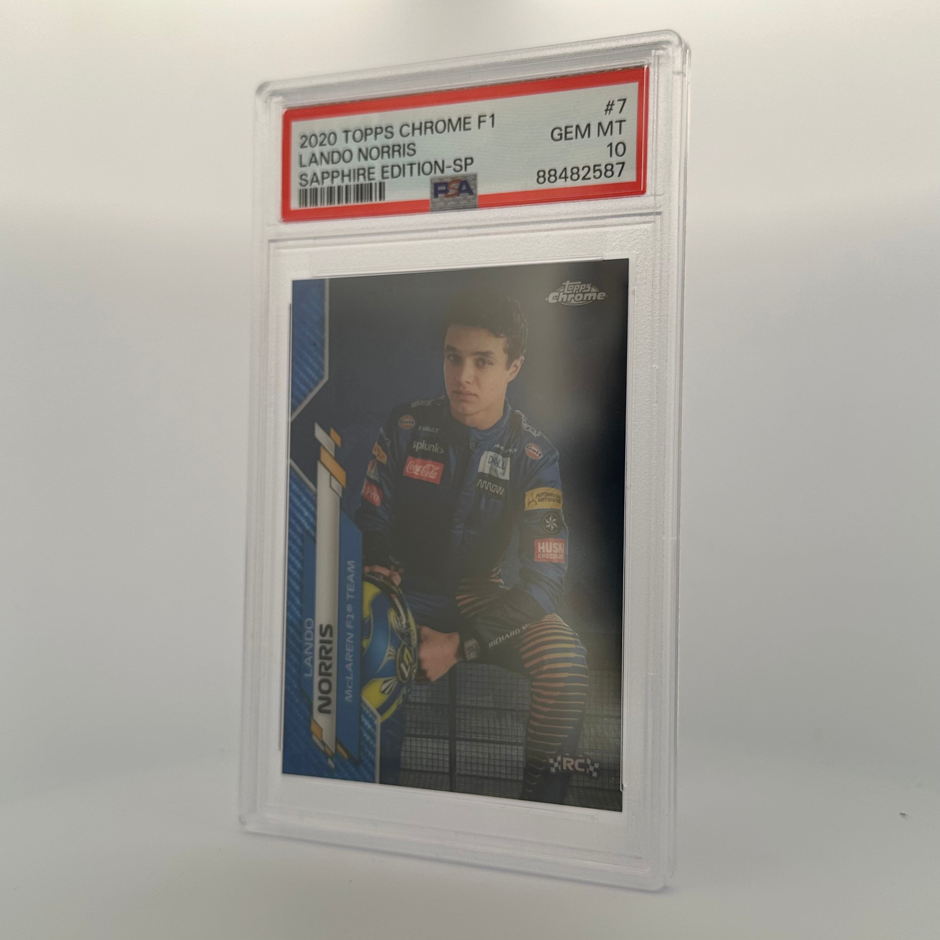 PSA 10 Lando Norris #7 Sapphire Edition SP - Rare Collectible Trading Card for F1 Fans, Perfect for Display, Investment & Memorabilia Collections
