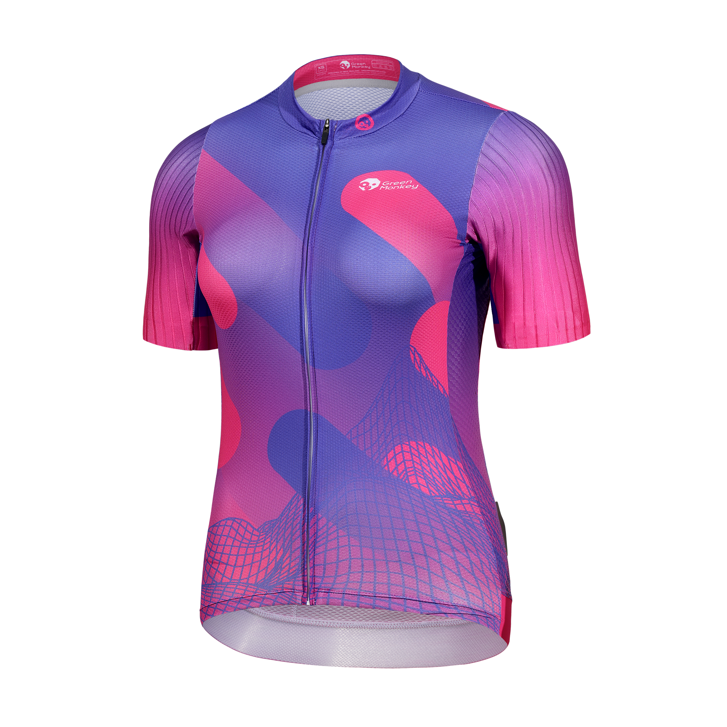 Pink Podium Jersey - High-Performance Cycling & Running Shirt for Women | Breathable & Moisture-Wicking Activewear for Competitions & Training