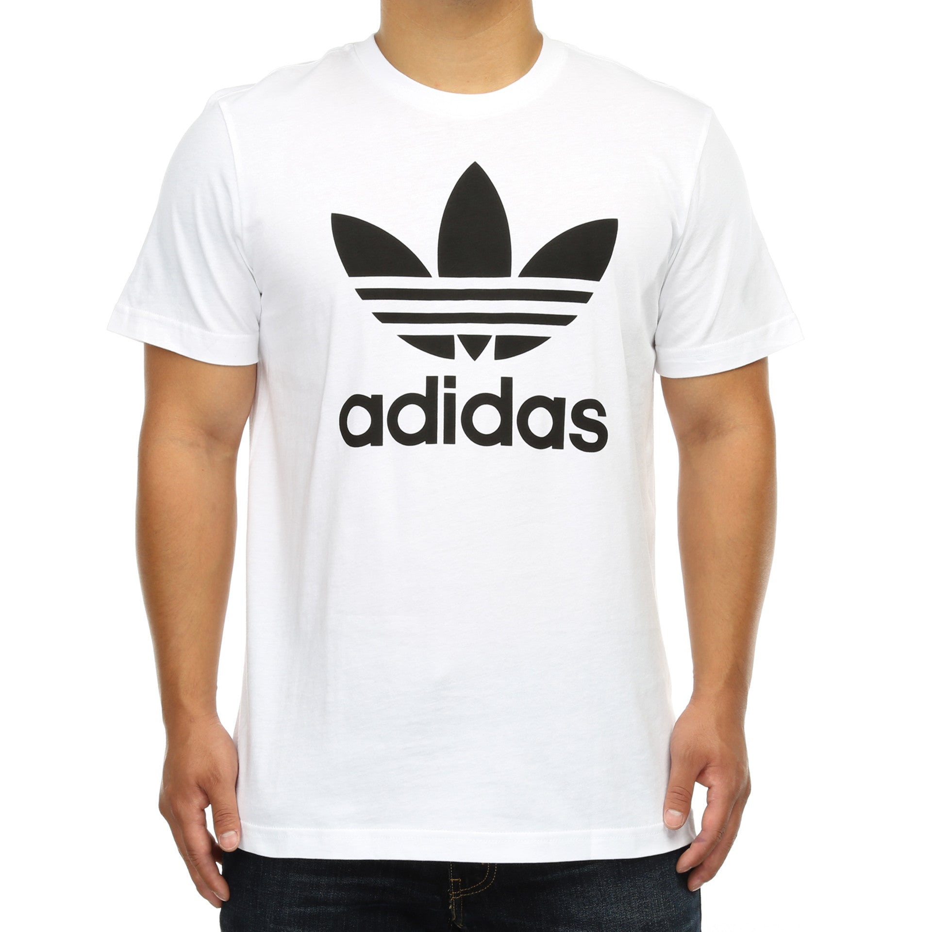 Adidas Originals Trefoil Logo T-Shirt for Men & Women - Classic White Cotton Tee - Casual Streetwear & Gym Wear