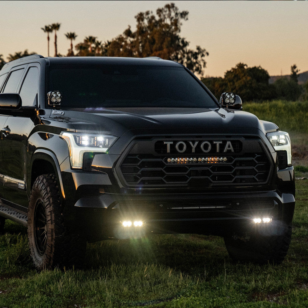 2022+ Toyota Sequoia S2 Sport OEM Fog Light Replacement Kit - Direct Fit LED Fog Lights for Improved Night Visibility & Off-Road Driving
