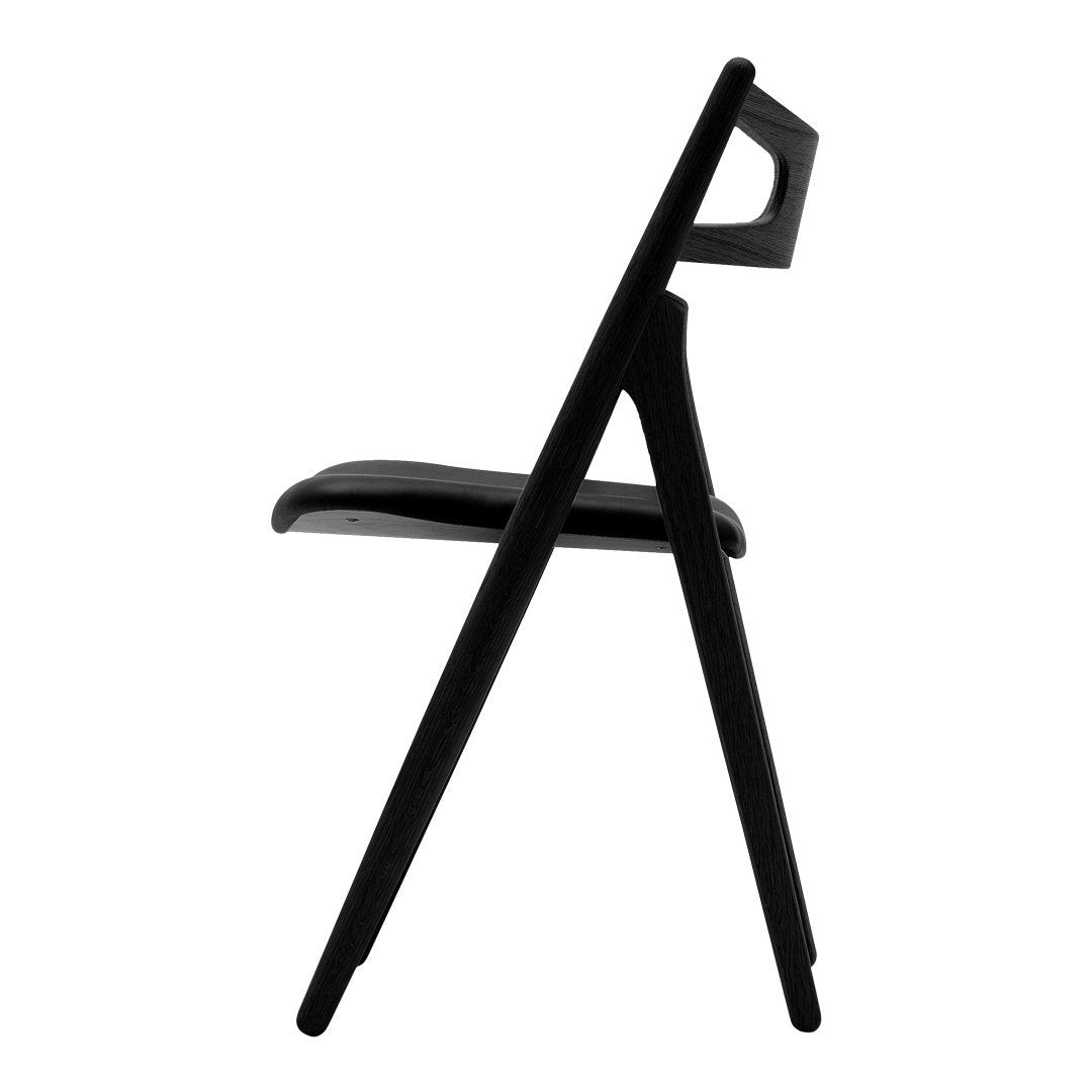 CH29P Sawbuck Chair - Solid Wood Folding Chair for Outdoor Camping, Picnics, and Backyard Gatherings | Durable & Portable Design