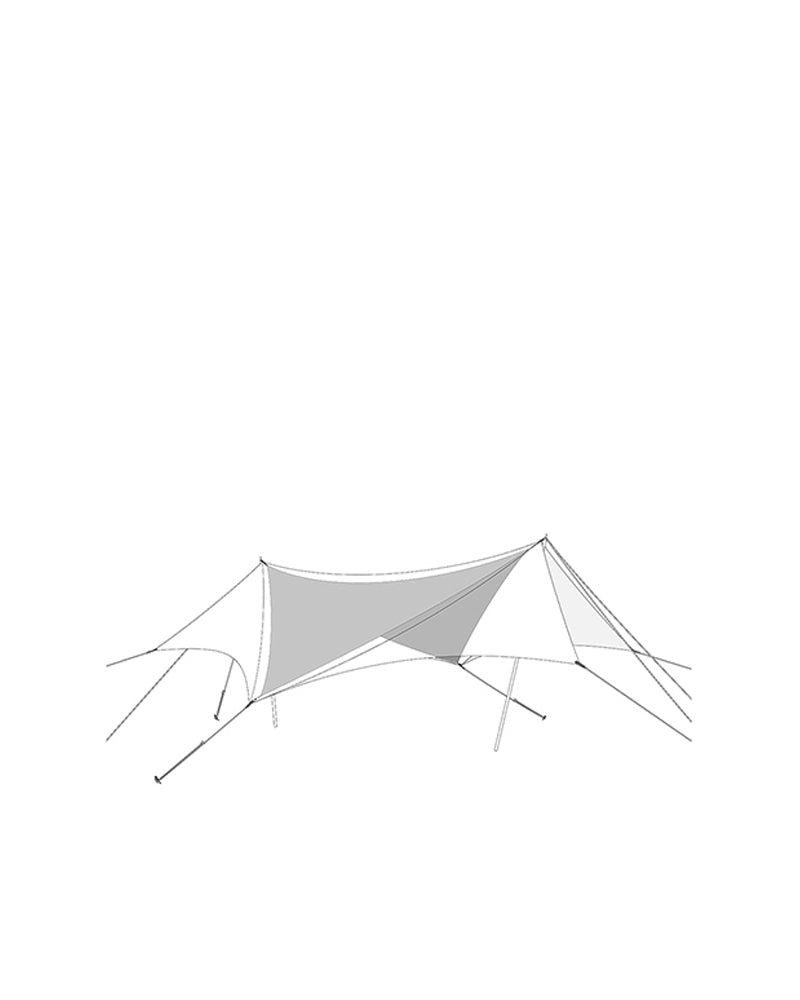 Hexa Evo Takibi Inner Tarp - Lightweight Waterproof Camping Shelter for Outdoor Adventures, Hiking, and Backpacking