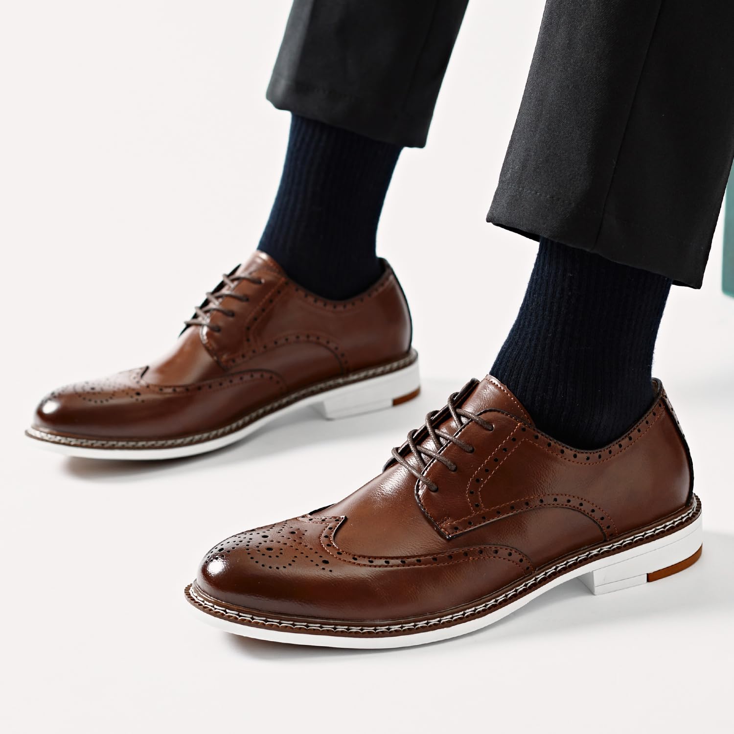 Men's Oxford Dress Shoes - Classic Business Formal Shoes for Men | Perfect for Office, Weddings & Special Occasions