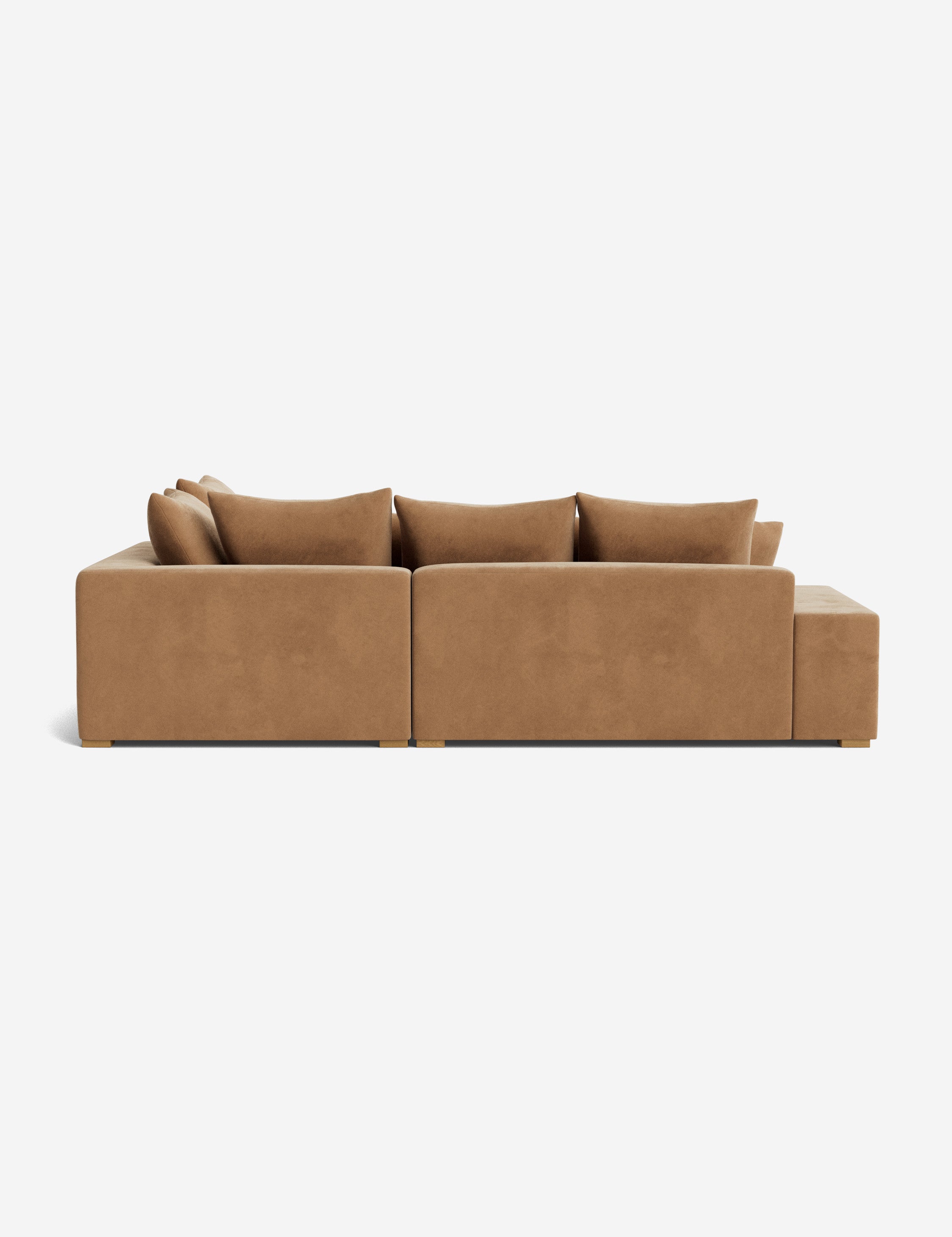 Stylish Clayton Sectional Sofa - Modern L-Shaped Couch for Living Room, Home Theater & Lounge Areas | Comfortable Fabric Upholstery & Spacious Seating