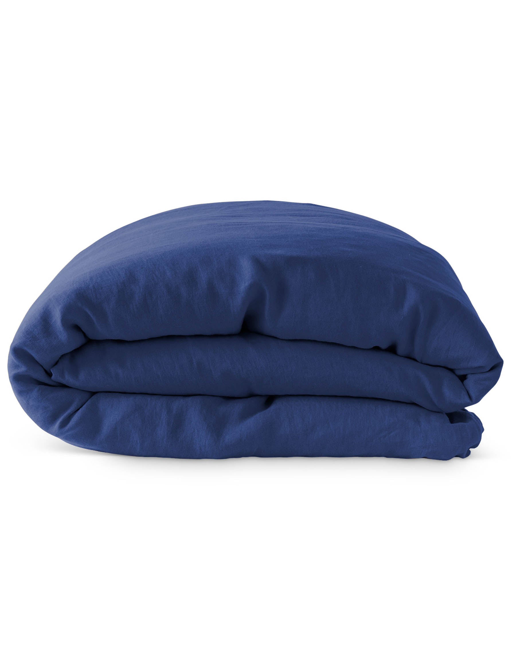 Premium Indigo Linen Quilt Cover Set - Breathable & Soft Bedding for All Seasons - Perfect for Master Bedroom, Guest Room & Cozy Home Decor (US)