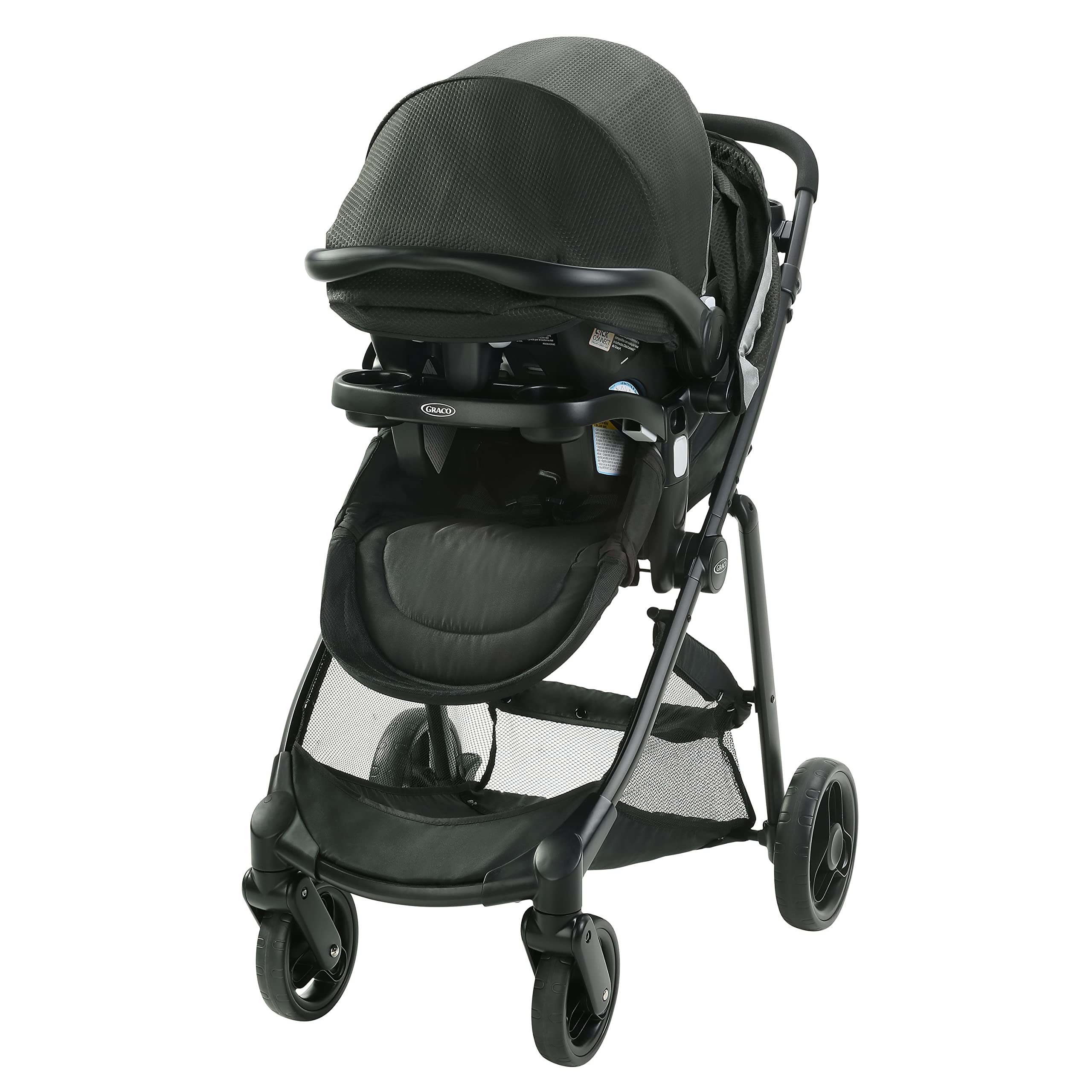 Graco® Modes™ Element Travel System with Myles Design - Lightweight Stroller & Infant Car Seat Combo for Newborns to Toddlers | Perfect for City Walks, Shopping Trips & Family Outings