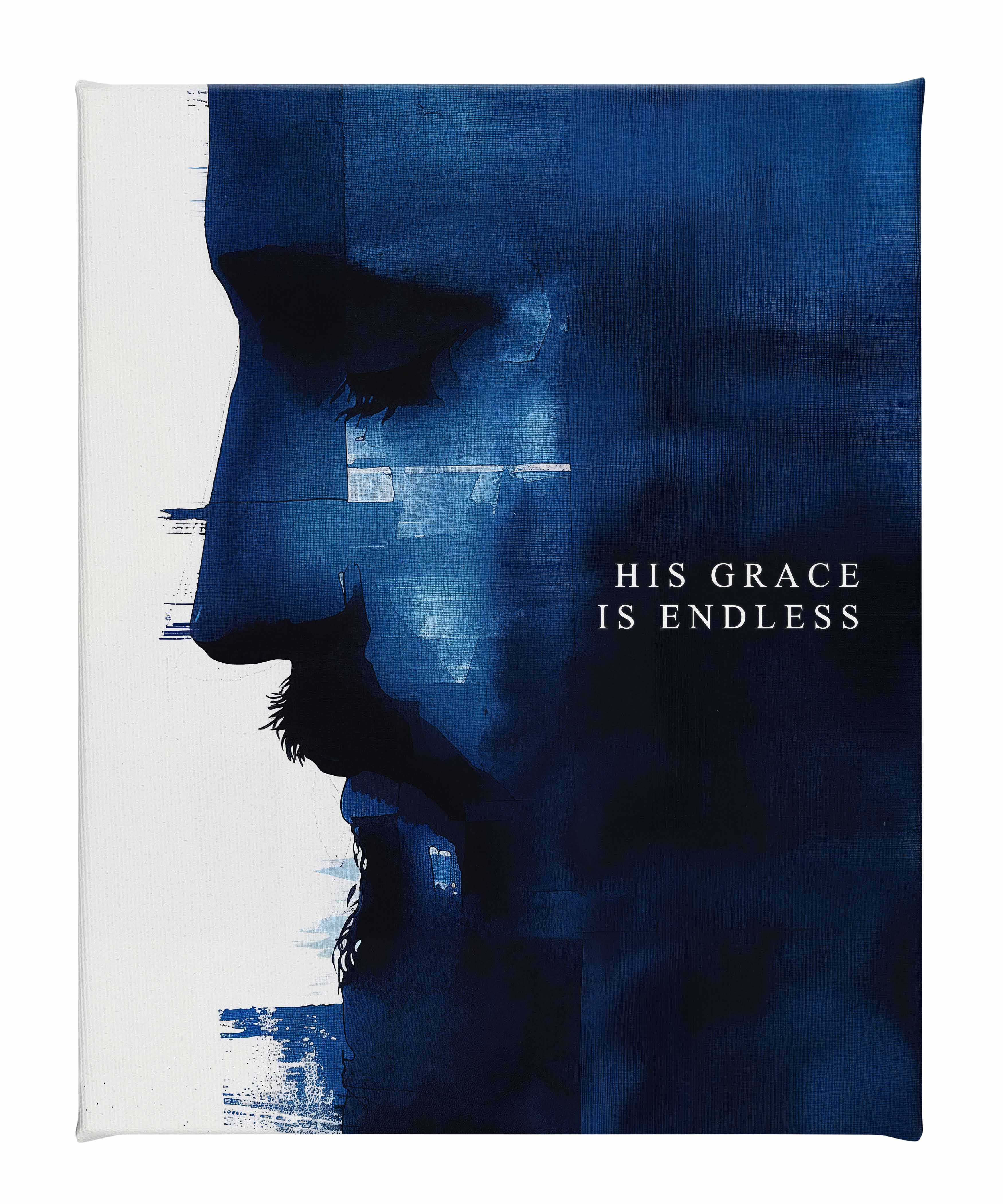 His Grace is Endless - Inspirational Christian Wall Art, Gallery Wrapped Canvas Print for Home Decor, Church & Office - Perfect for Living Room, Bedroom & Spiritual Spaces