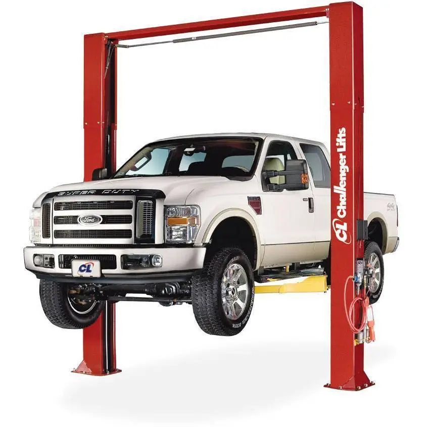 Challenger Versymmetric 2 Post Car Lift - 10,000 lbs Capacity with 3-Stage Front/Rear Arms for Auto Repair Shops & Home Garages