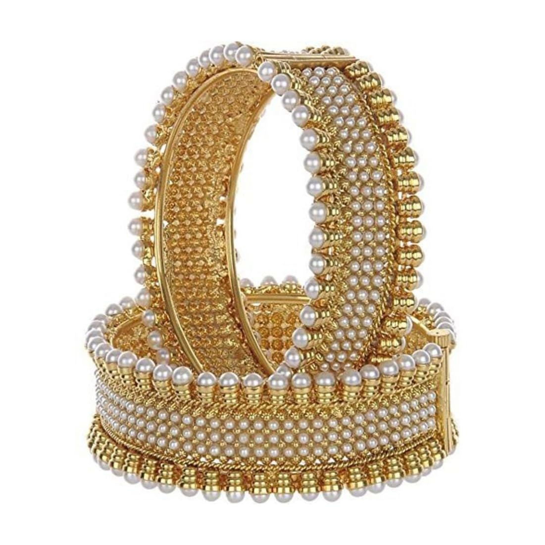 YouBella Women's Traditional Gold Plated Bangles - Elegant Jewelry for Women & Girls | Perfect for Weddings, Parties & Everyday Wear