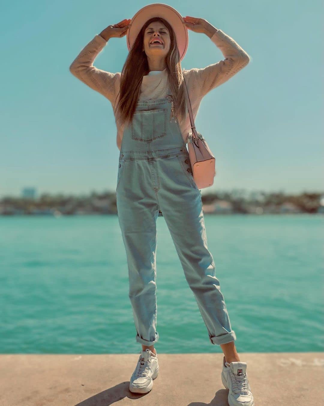 LookbookStore Women's Stretchy Denim Overalls - Casual Bib Overalls with Pockets, Comfortable Jumpsuit for Women | Perfect for Work, Weekend Outings & Outdoor Activities