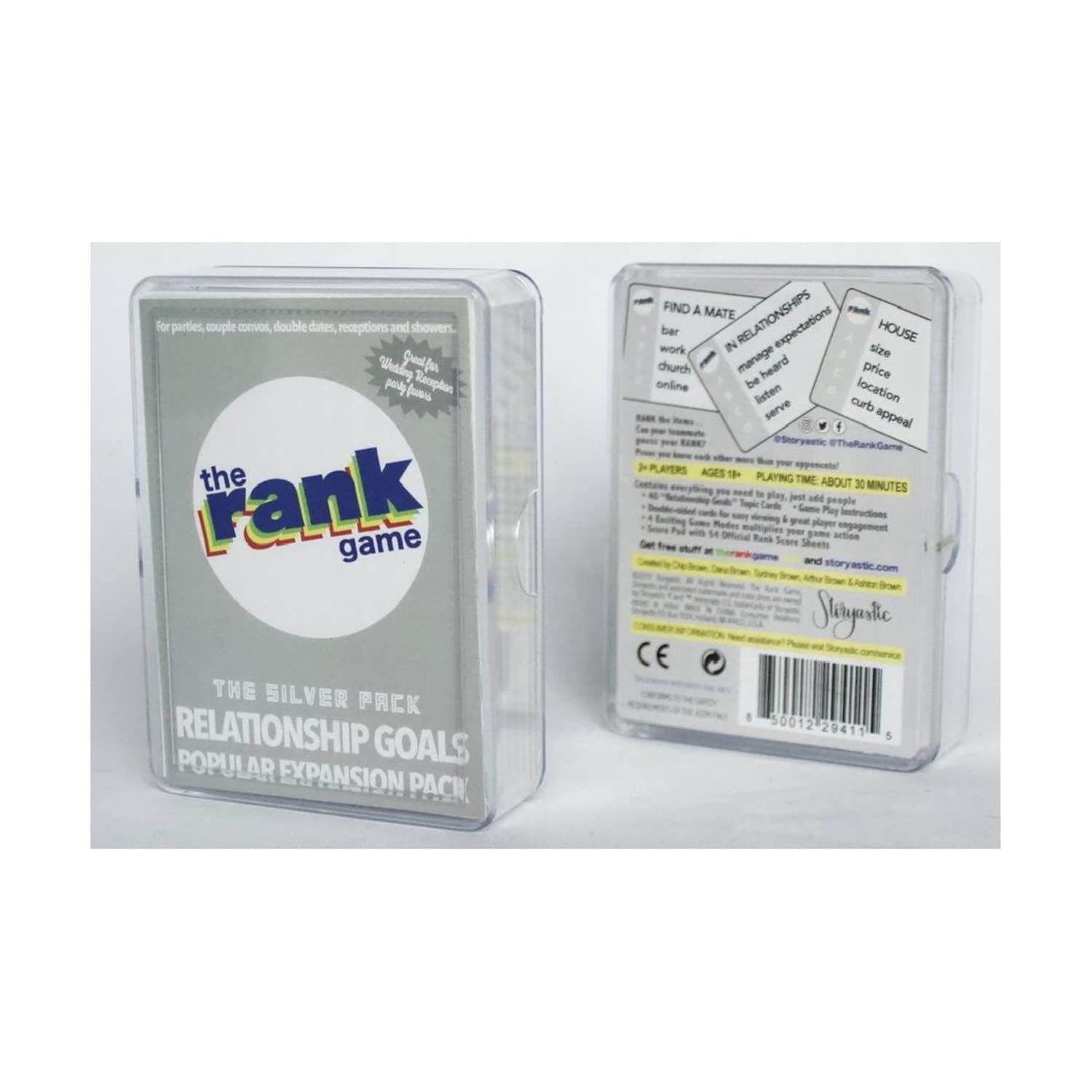 The Rank Game Silver Standalone Expansion Pack: Relationship Goals - Compatible with or Without Main Game | Perfect for Couples, Friends & Family Game Nights