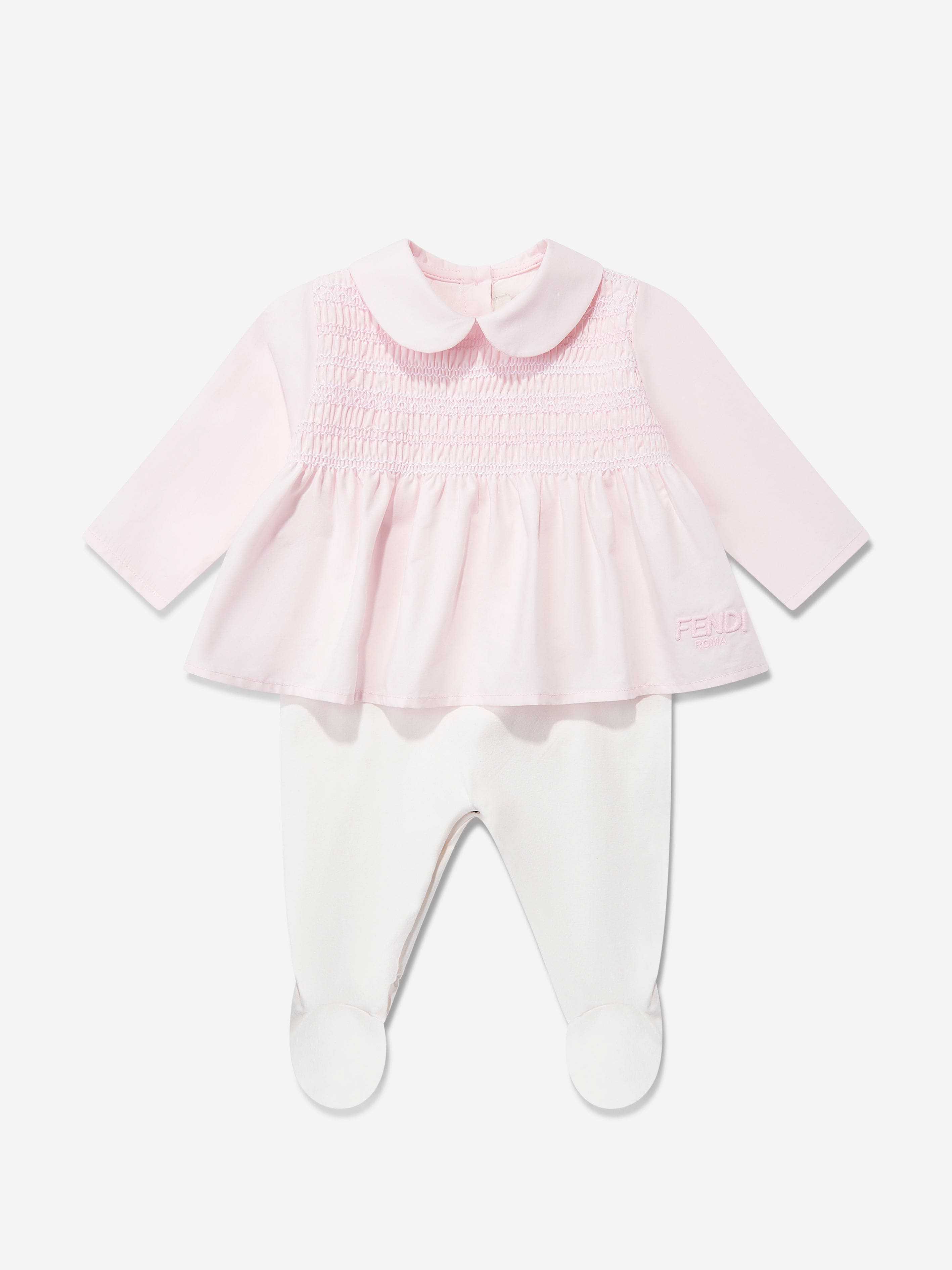 Adorable Pink 3-Piece Baby Grow Set for Girls | Soft & Comfortable Newborn Outfit | Perfect for Daily Wear, Photos & Special Occasions