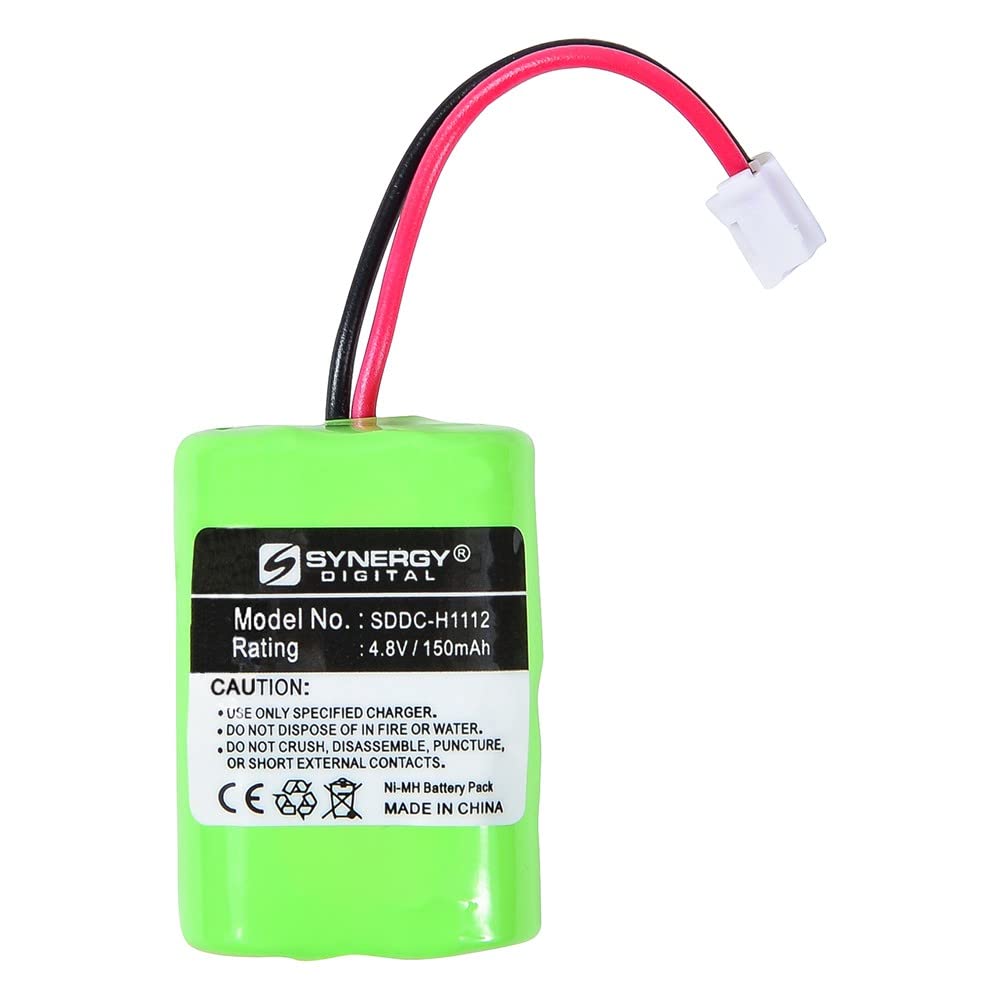 Synergy Digital Rechargeable Dog Collar Batteries - 4.8V 150mAh Ni-MH, 3-Pack | Compatible with SportDOG MH120AAAL4GC, 4SN-1/4AAA15H-H-JP1, 650-058, DC-17, DC-175 | Perfect for Training & Remote Control Dog Collars