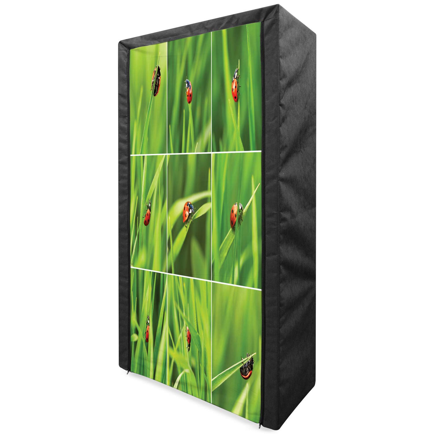 Ambesonne Ladybug Portable Fabric Wardrobe - 33.5
