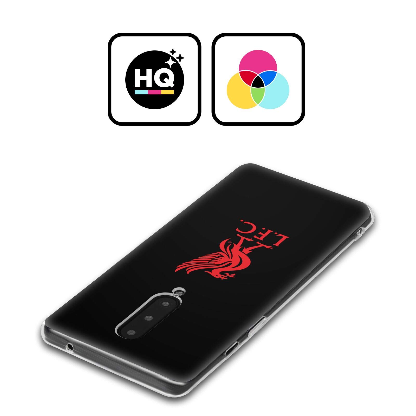 Head Case Designs Officially Licensed Liverpool FC Red Logo On Black Liver Bird Soft Gel Case for Google Pixel 6a - Perfect for Matchdays & Fan Showcases