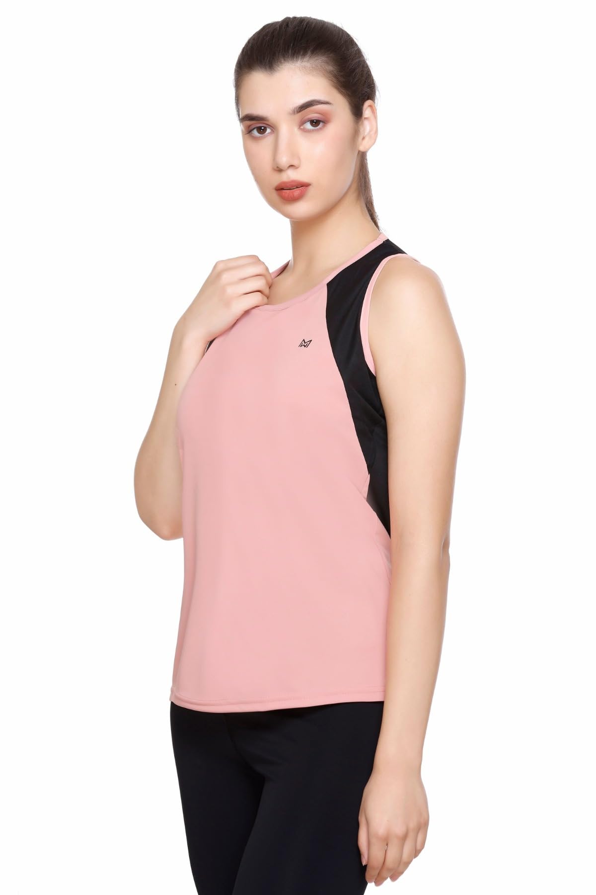 White Moon Women's Polyester Tank Top Combo - 2 Pack Breathable Sleeveless Workout Tops for Gym, Yoga & Running | Moisture-Wicking Activewear for Women | Summer Fitness & Casual Wear