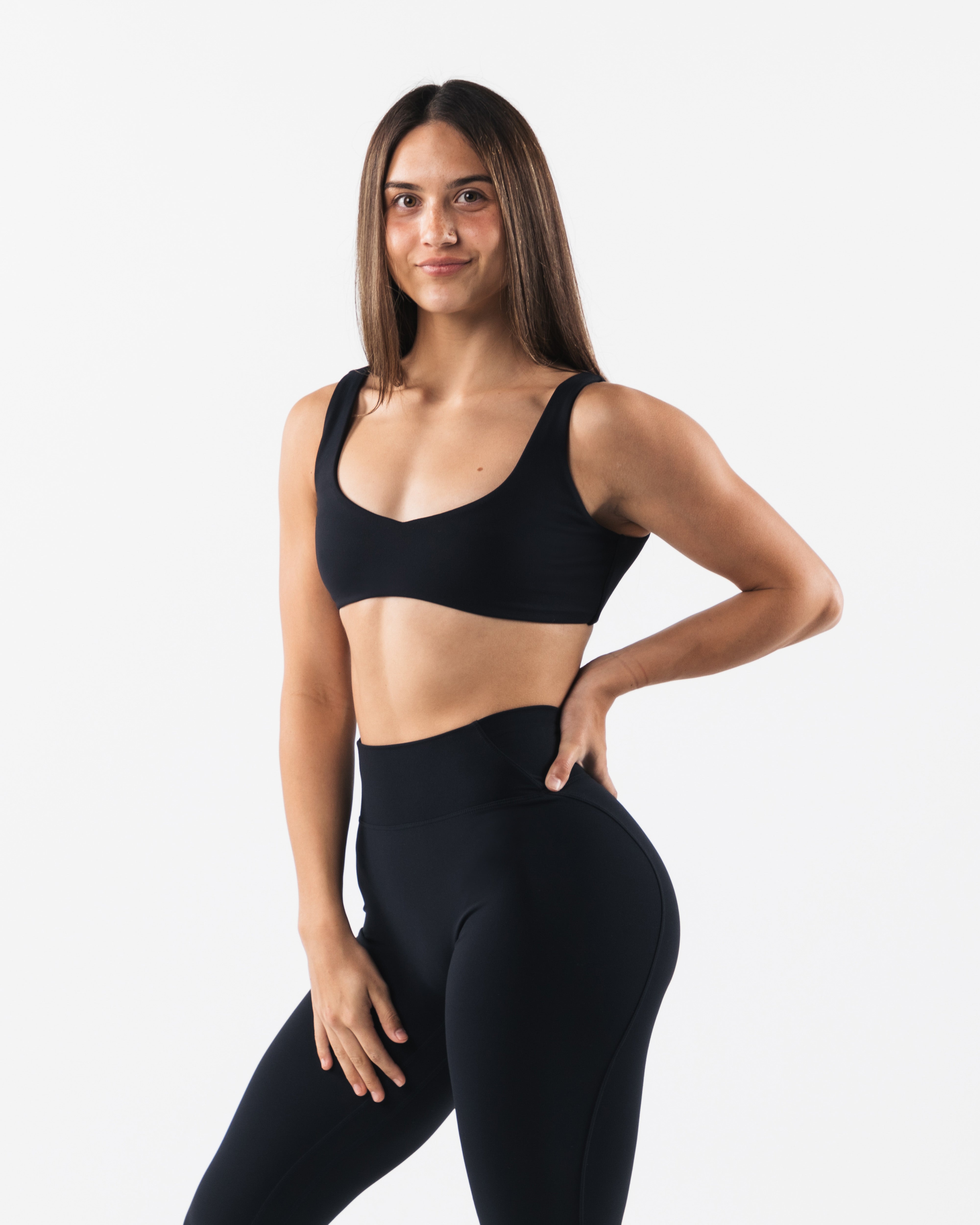 Aura Sculpt Bra - Seamless Comfort, Lift & Support for Women - Perfect for Yoga, Workouts & Everyday Wear - Black