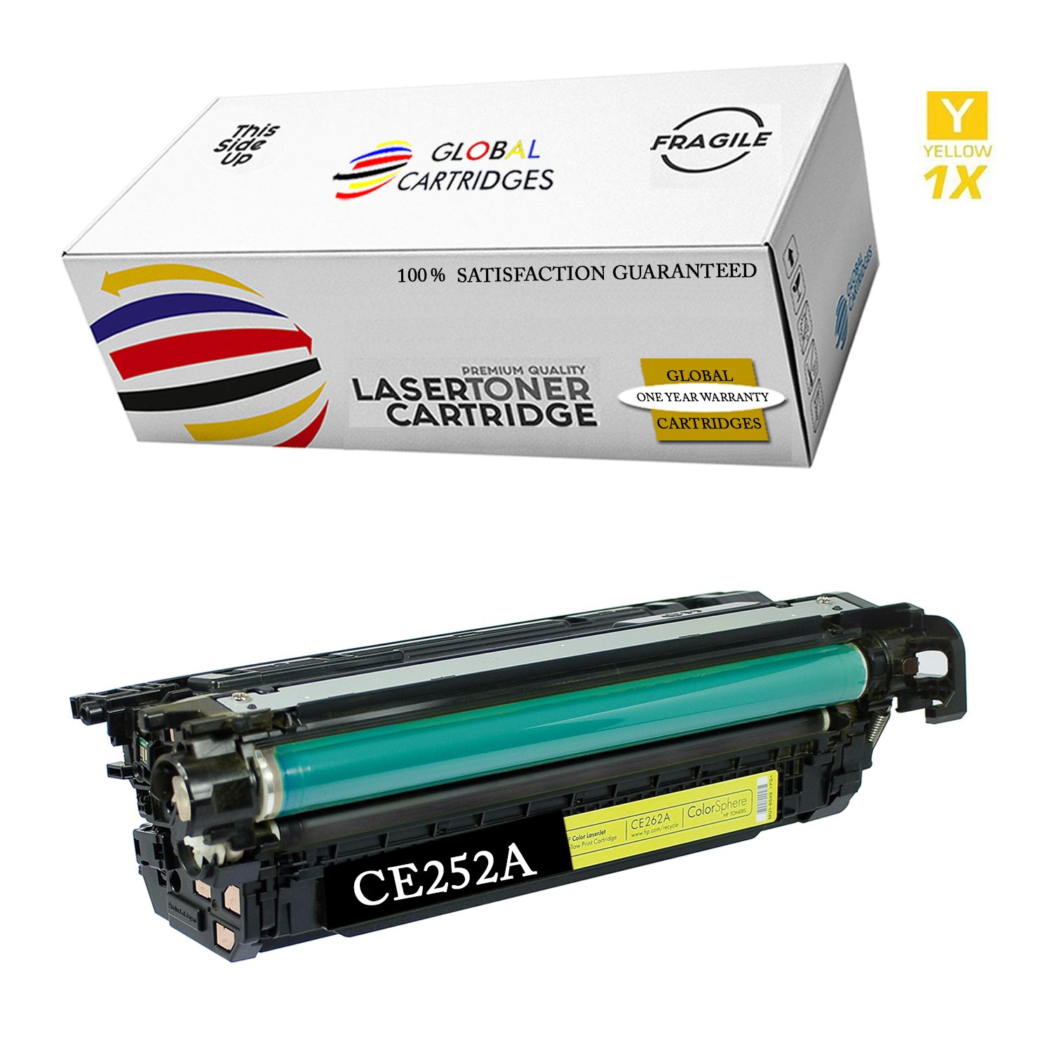 Premium CE252A Toner Cartridge for HP 504A/504X - Yellow (1-Pack) | Office Printing Solution