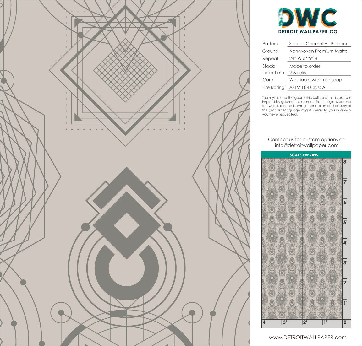 Sacred Geometry Balance Wall Art - Spiritual Home Decor for Meditation & Yoga Spaces | Perfect for Bedroom, Living Room & Office