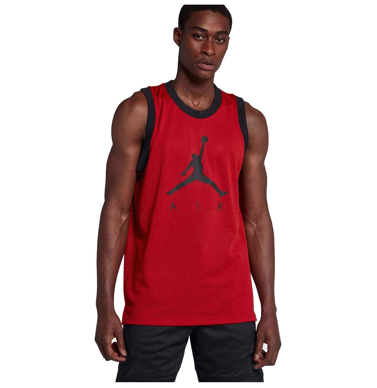 Nike Jordan Men's Jumpman Air Mesh Basketball Jersey Tank Top - Breathable & Lightweight for Sports, Workouts, and Casual Wear