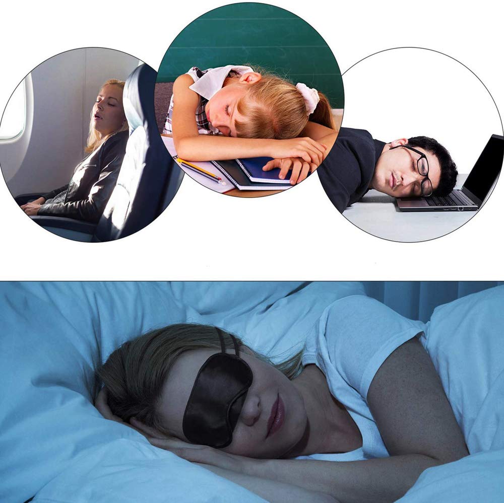 24 Pcs Soft Comfortable Eye Mask for Sleeping, Travel & Party - Blackout Blindfold with Nose Pad for Better Sleep - Perfect for Airplane, Nap, Meditation & Nighttime Use