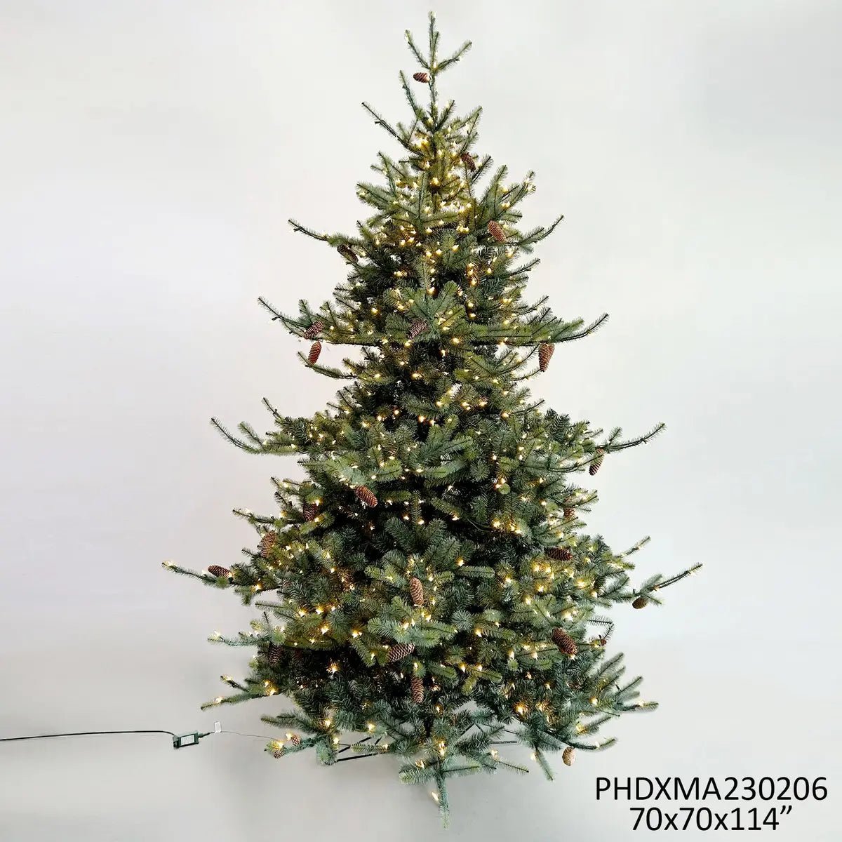 9.5' Carolina Spruce Christmas Tree - Premium Artificial Holiday Tree for Home Decor | Perfect for Living Room, Office & Holiday Party Decoration