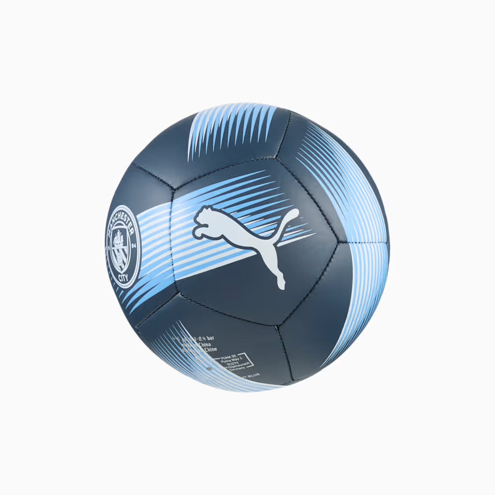 Manchester City FC Mini Football - Official Team Logo Soccer Ball for Kids & Adults - Perfect for Indoor, Outdoor, Backyard & Training Sessions