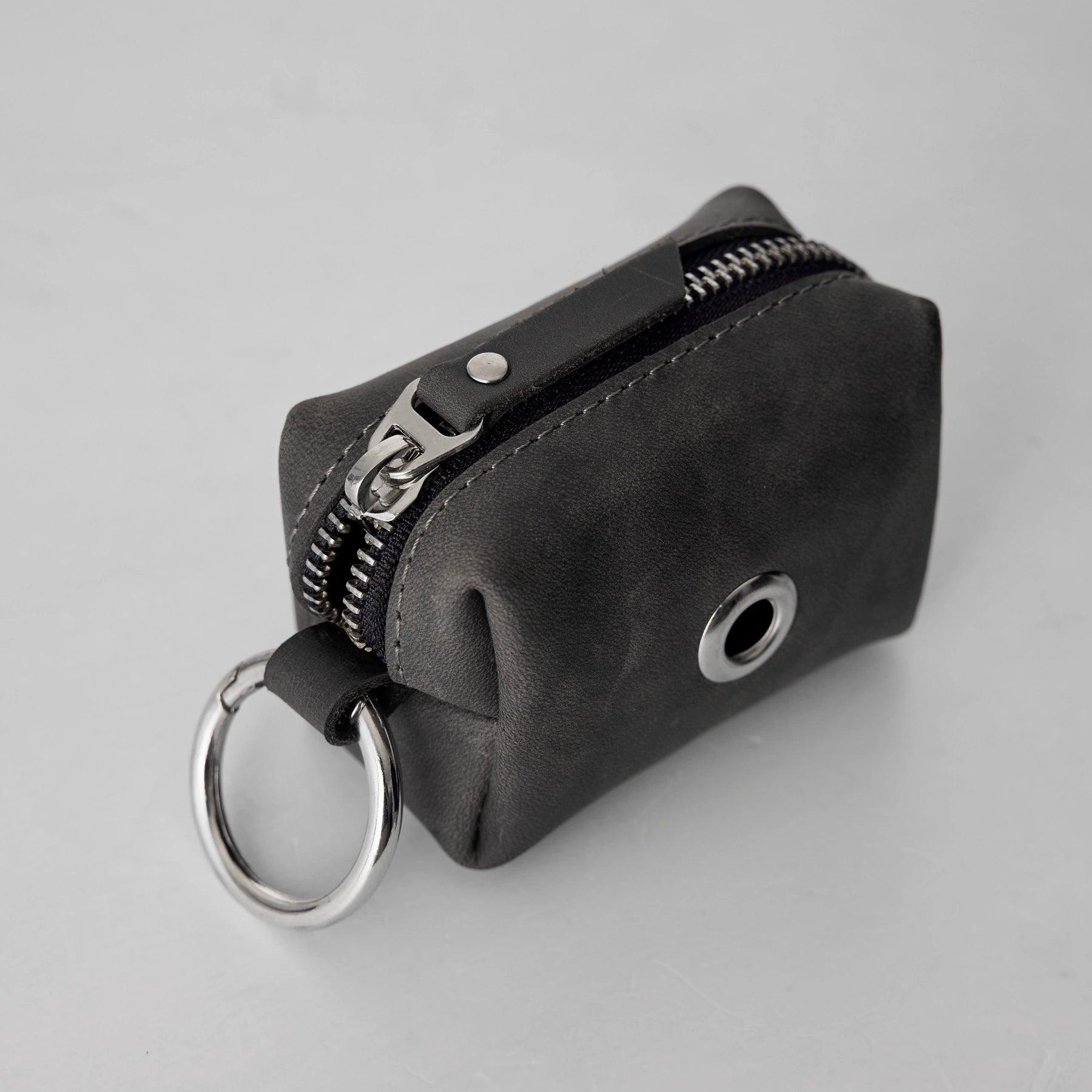 Dog Poop Bag Holder - Leash Attachment for Waste Bags | Hands-Free Dispenser for Dog Walking, Hiking & Park Visits