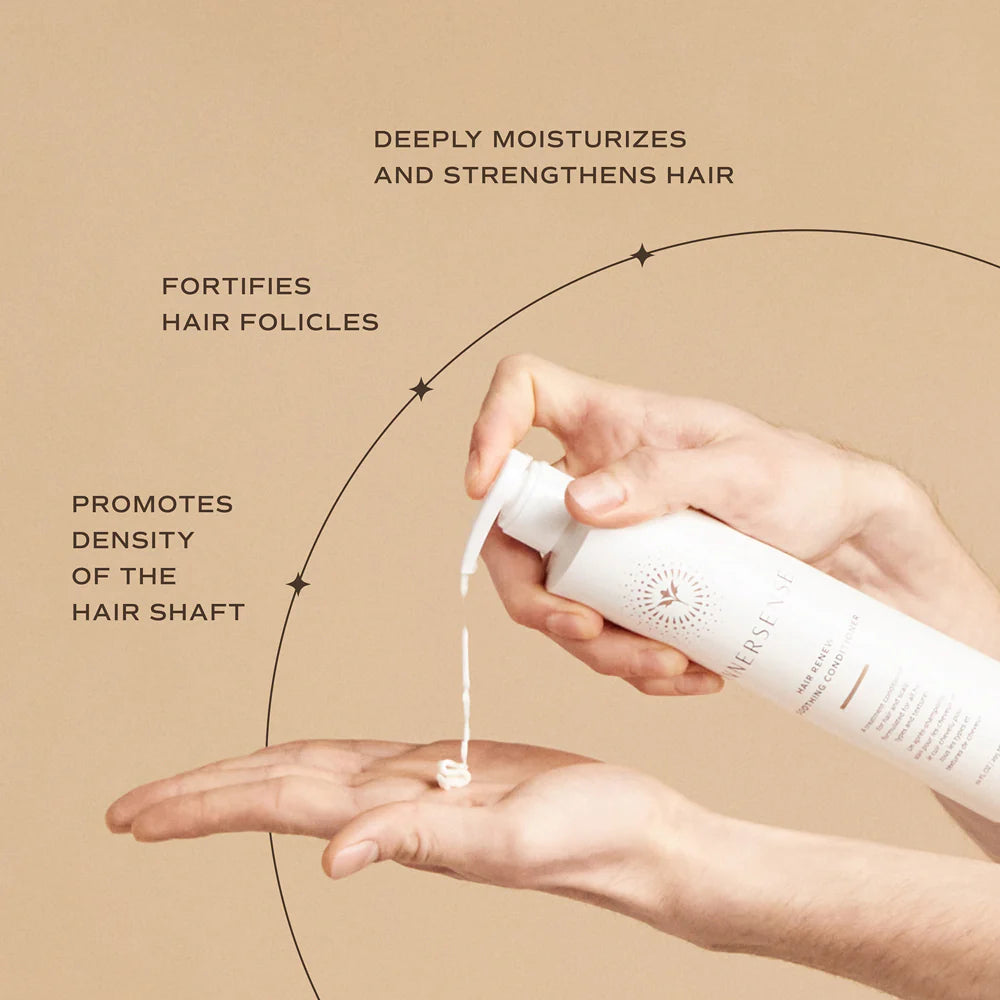 Hair Renew Soothing Conditioner for Dry Damaged Hair - Deep Hydration & Repair Treatment for Smooth Silky Hair | Perfect for Daily Use & Post-Color Care