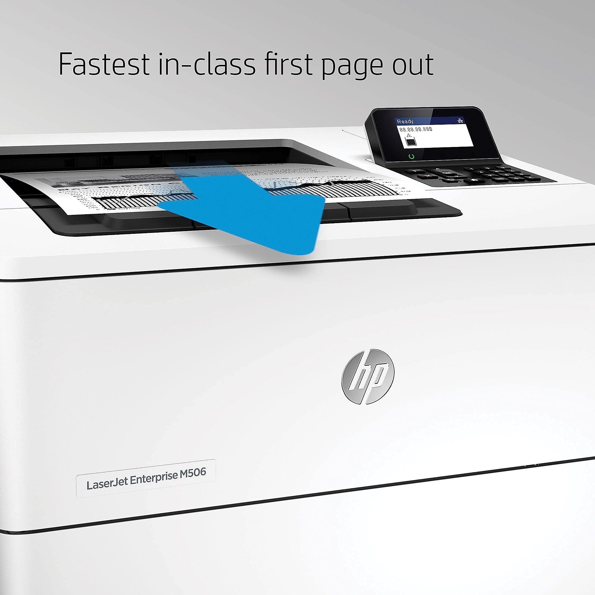 HP LaserJet Enterprise M506n Monochrome Laser Printer (F2A68A) - High-Speed Business Printing for Office & Home Use