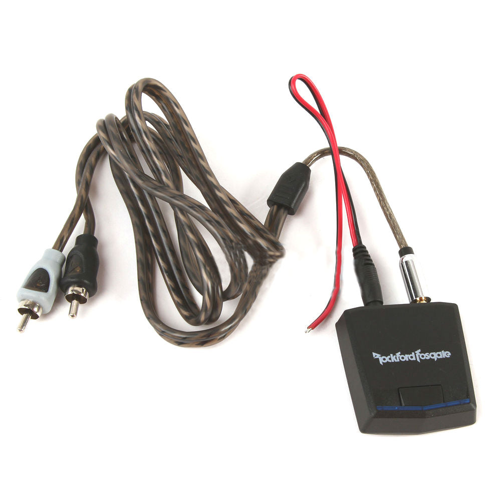 Rockford Fosgate RFBTRCA Bluetooth Audio Receiver - Wireless Car Stereo Adapter for Hands-Free Calling & Music Streaming | Perfect for Road Trips & Commuting