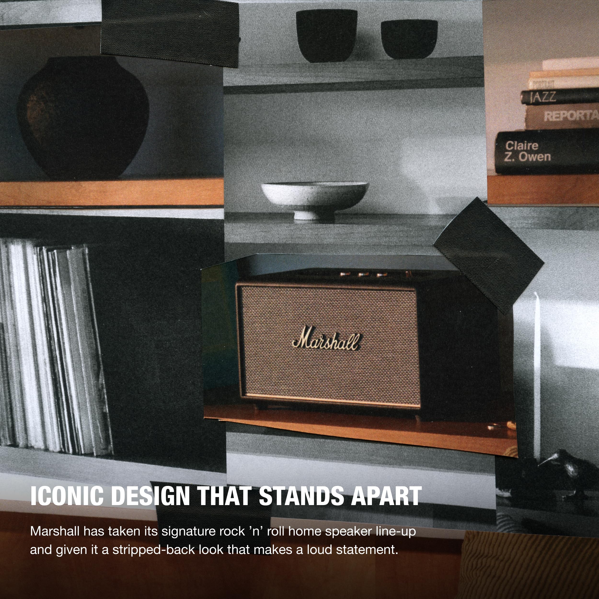 Marshall Stanmore III Bluetooth Wireless Speaker - Premium Sound, Deep Bass, Multi-Room Streaming | Perfect for Home, Office & Outdoor Parties (Black)