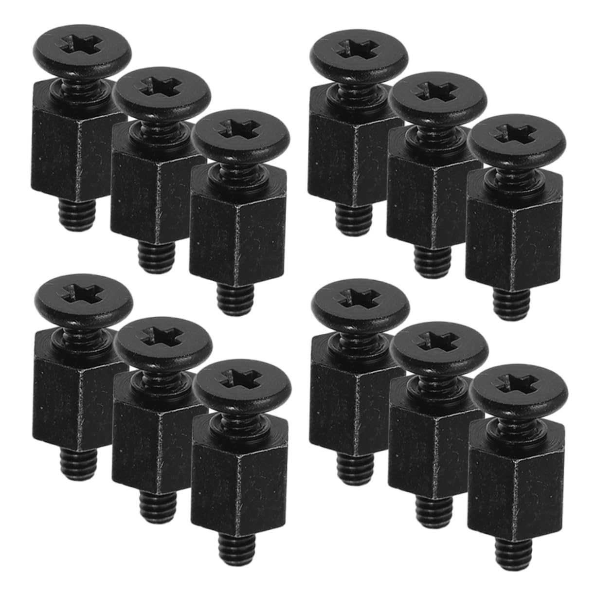 24 Pcs Laptop Motherboard Screws Set - Durable Iron Mounting Screws for Computer Motherboards, Convenient Repair & Maintenance Kit for Laptop Desktops